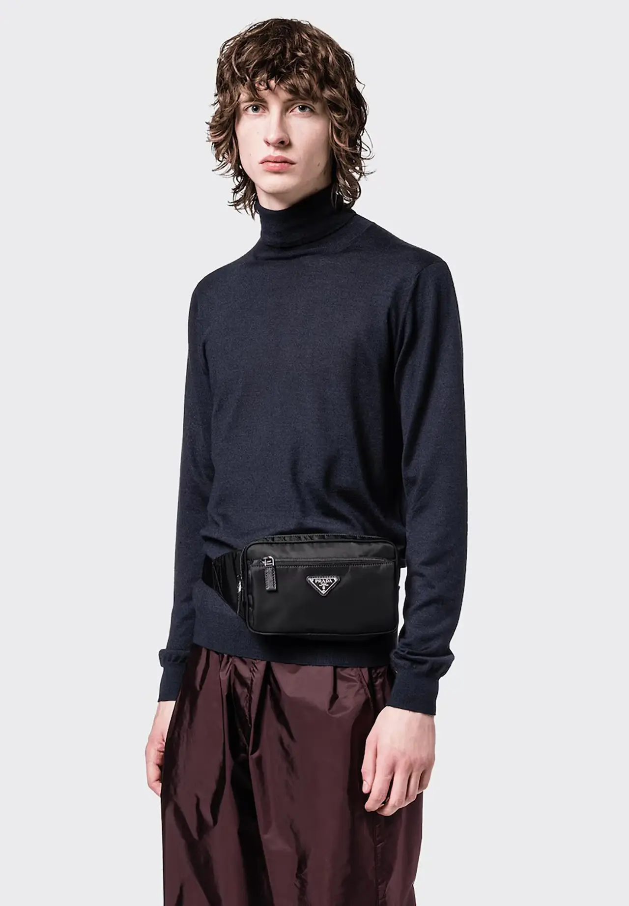 PRADA プラダ Re Nylon xサフィアーノレザー ベルトバッグ Re-Nylon xサフィアーノレザー ベルトバッグ | Matsuya Ginza