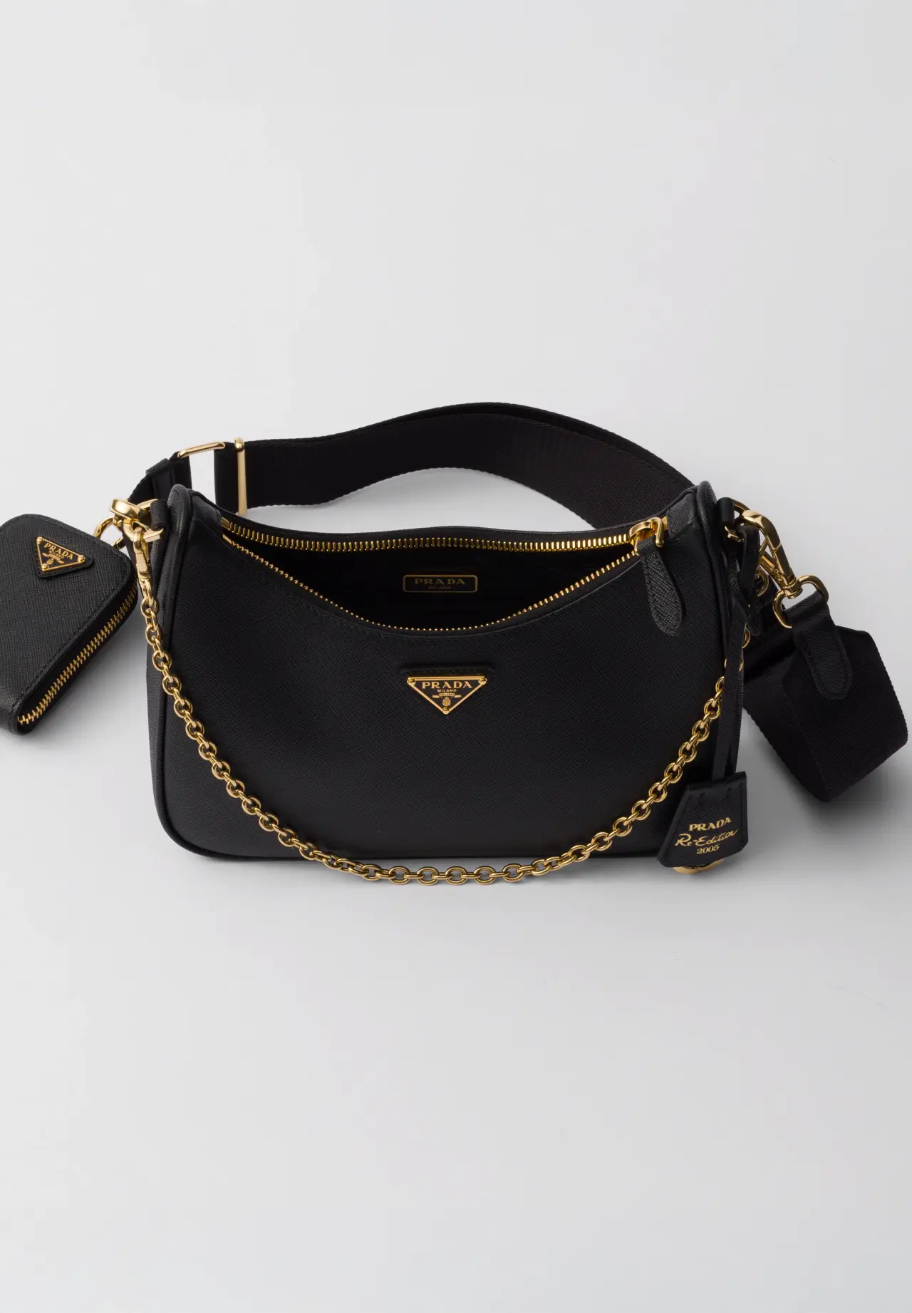 Prada Re-Edition 2005 Saffiano leather bag 1BH204 NZV