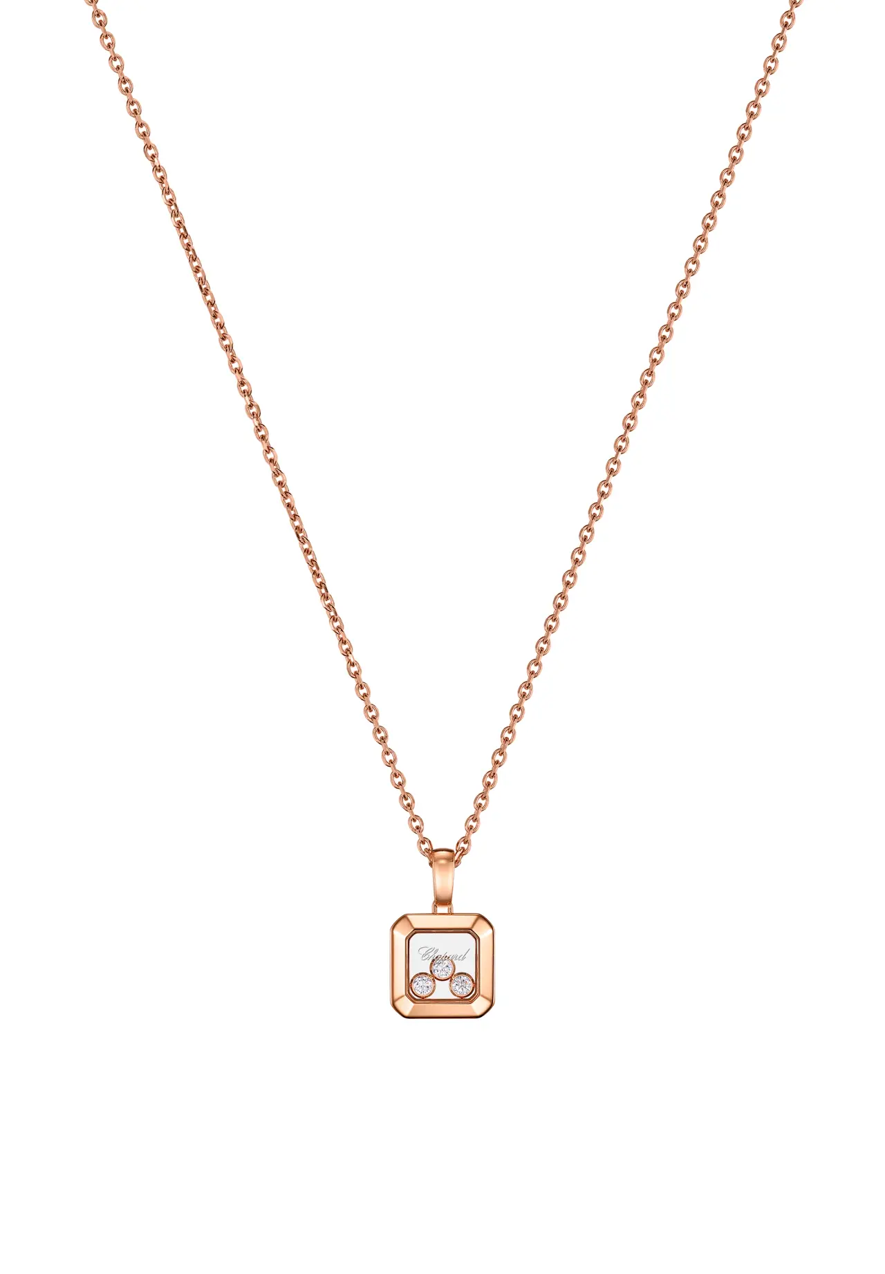 Icon Square 吊坠 18K玫瑰金