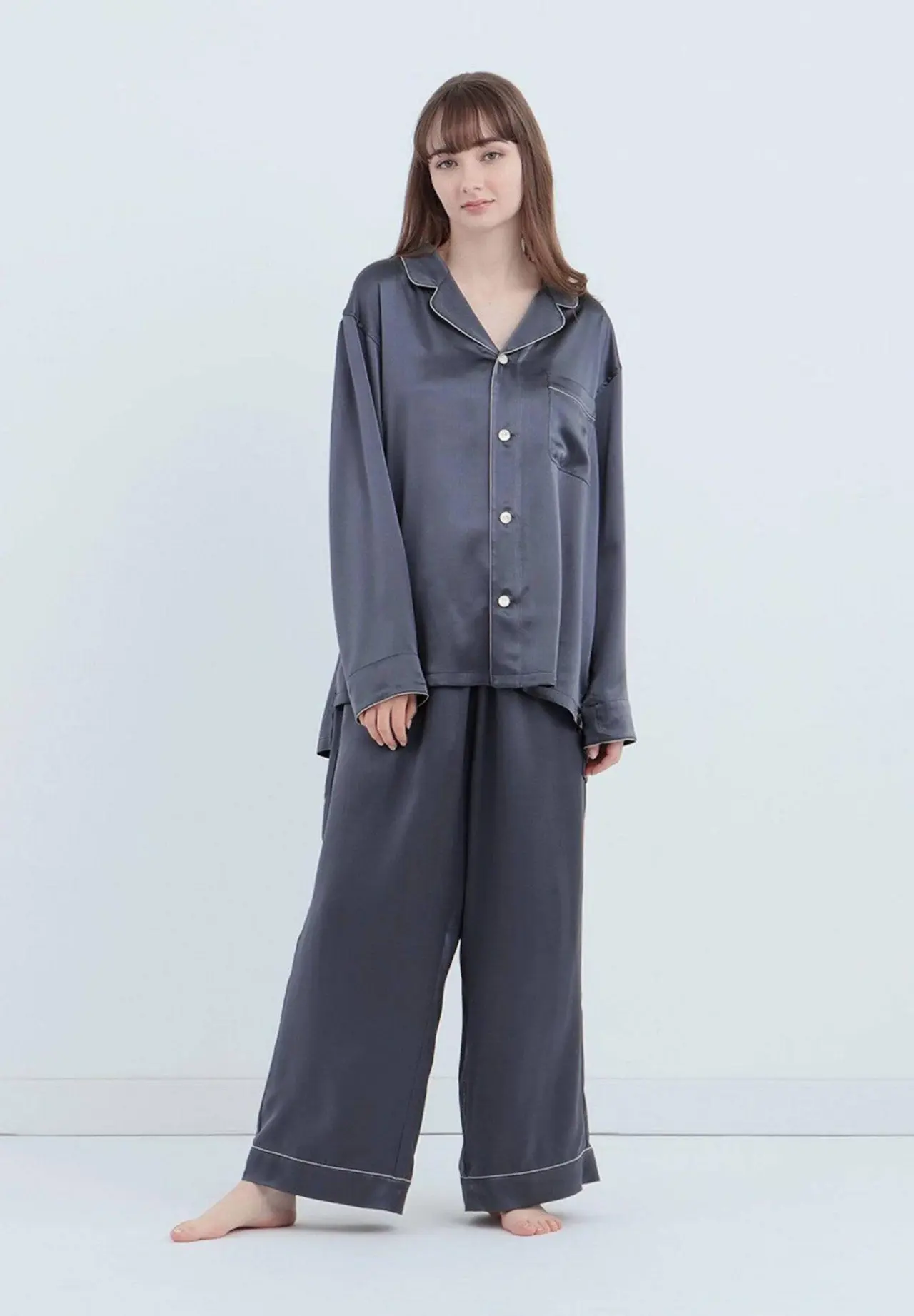 Silk pajamas