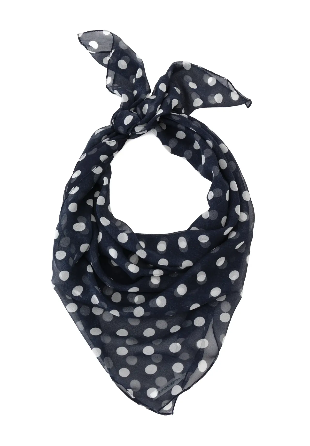 DOTS CHIFFON SILK Scarf