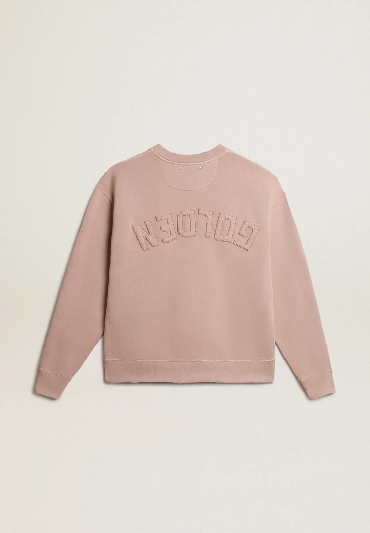 粉雾粉卫衣，背部倒置Logo - Jersey Capsule