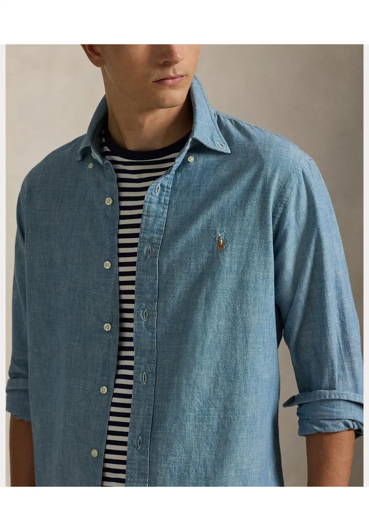 POLO RALPH LAUREN Classic Fit Chambray Shirt