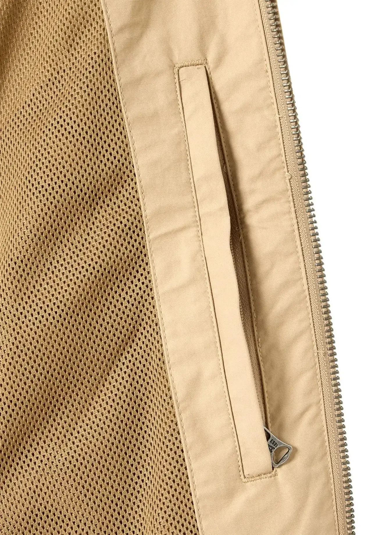 Men's Dry Lightweight Zip Blouson with Quick-Dry and UV Protection
