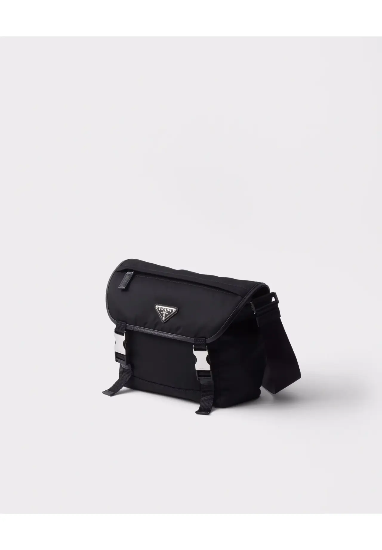 Re-Nylon and Saffiano Leather Shoulder Bag