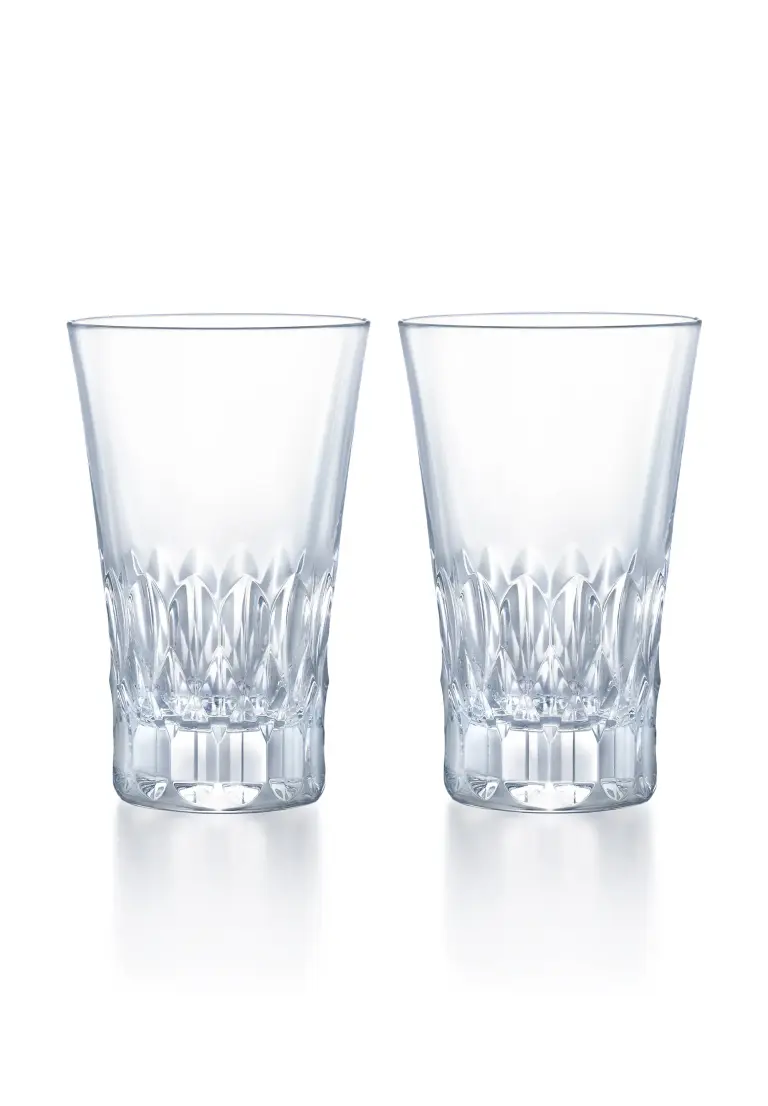 Glass Japan Dahlia Set of 2