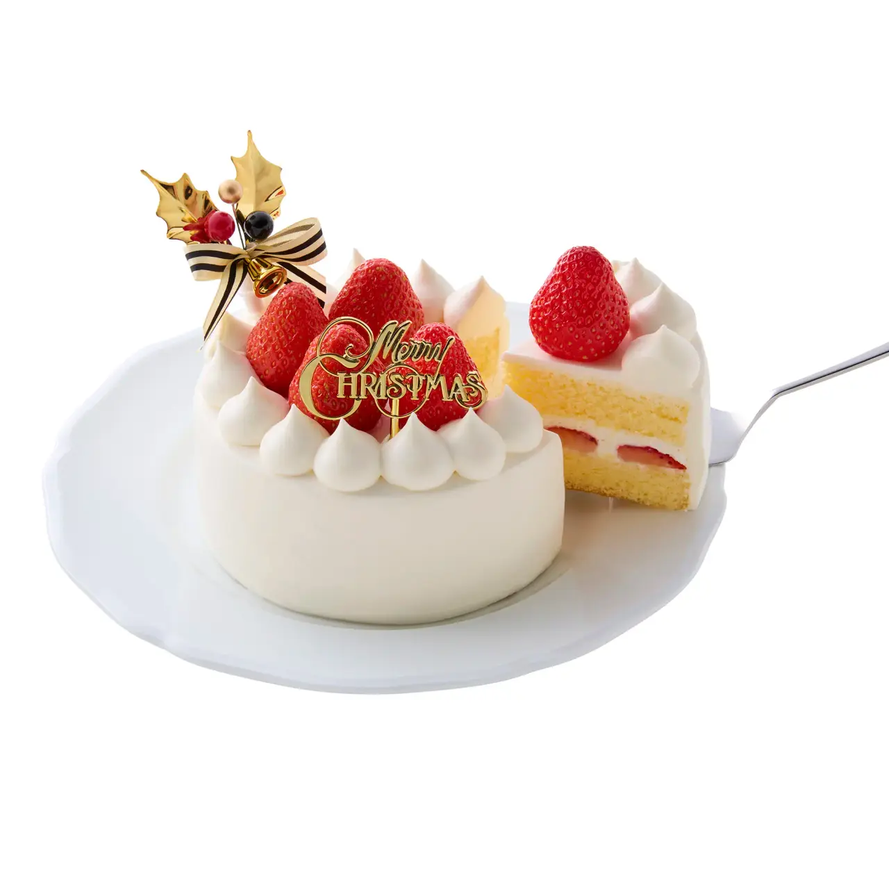 Christmas Strawberry Shortcake
