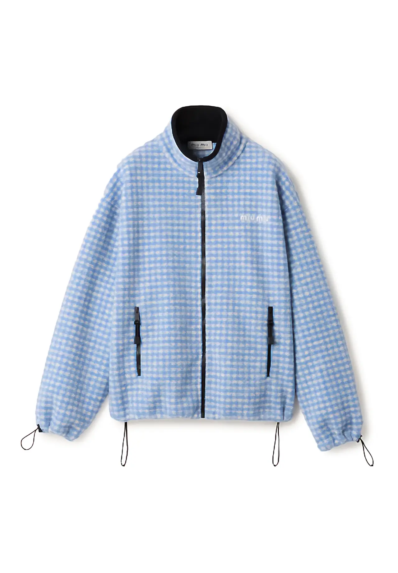 Gingham Fleece Jacket