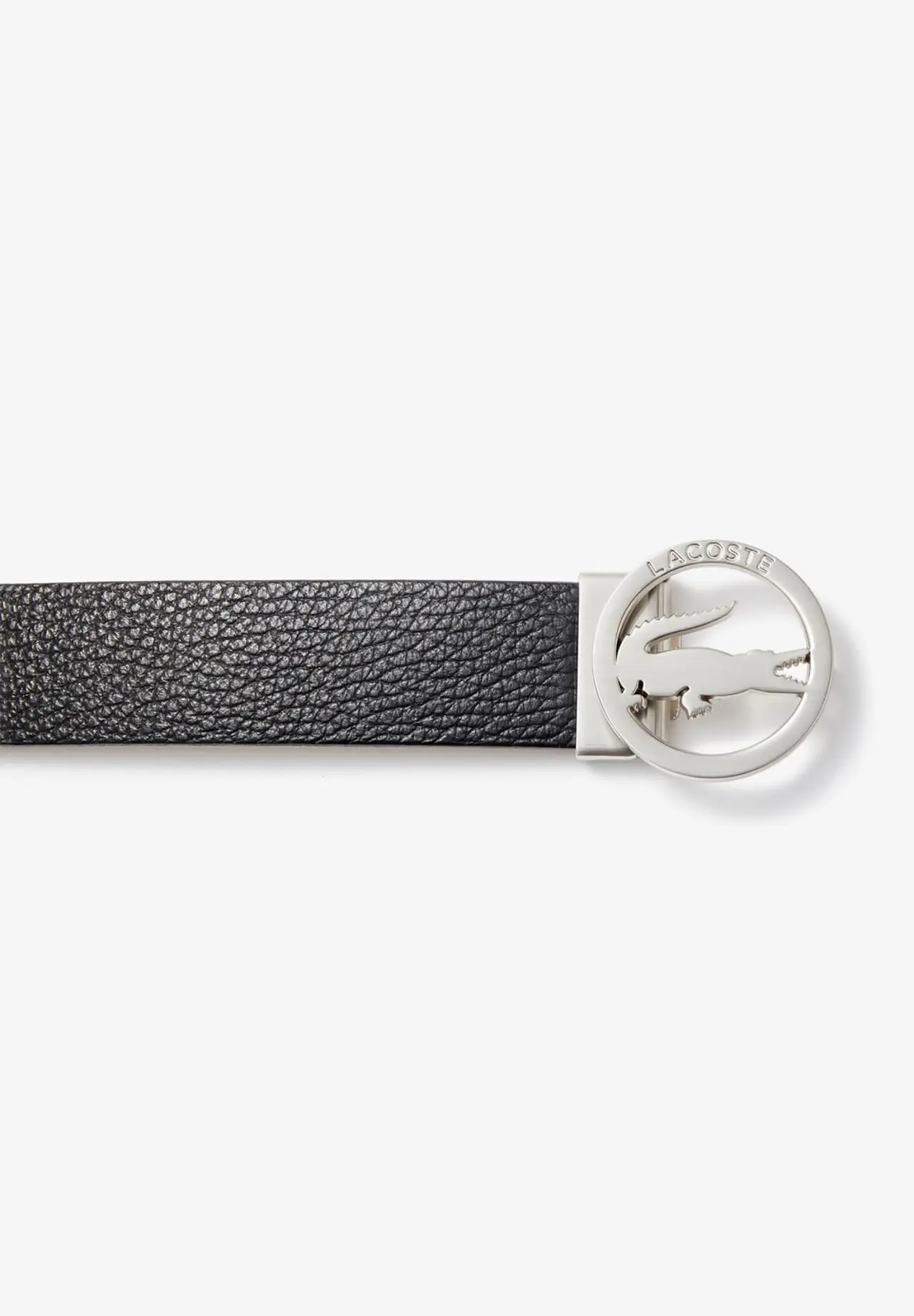 Women's Silver Circle Buckle Belt