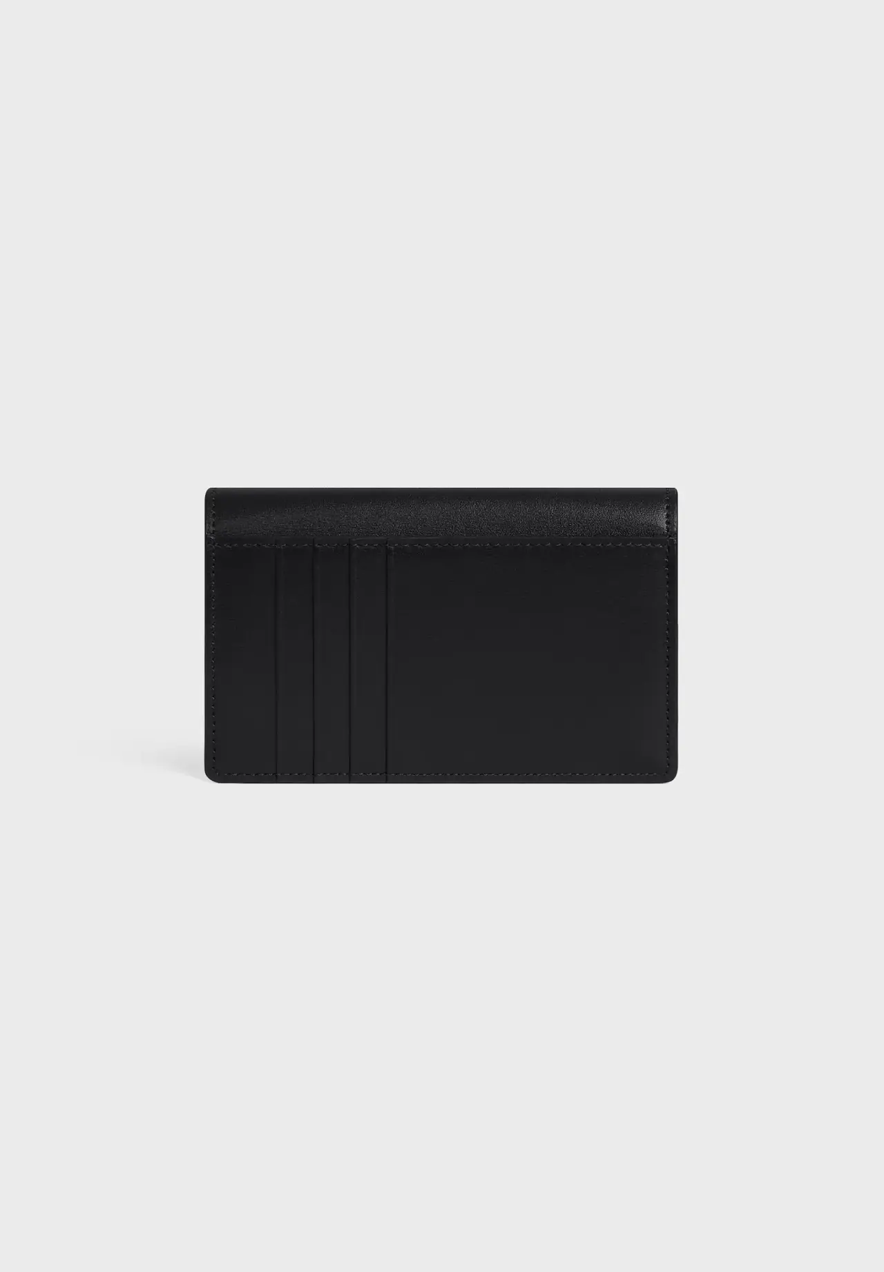 Long Card Holder with Triomphe Flap / Shiny Calfskin