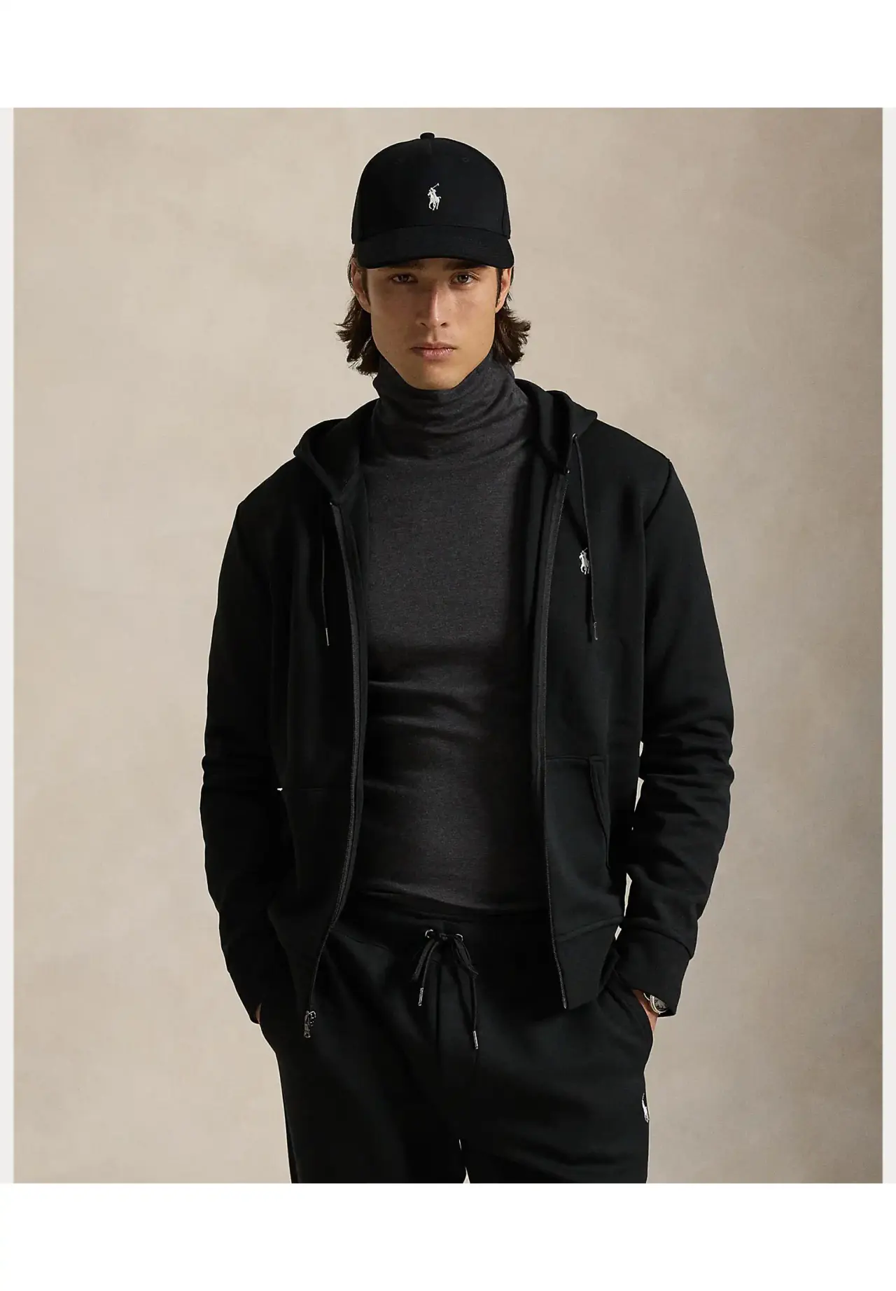 POLO RALPH LAUREN Double Knit Full Zip Hoodie | Matsuya Ginza