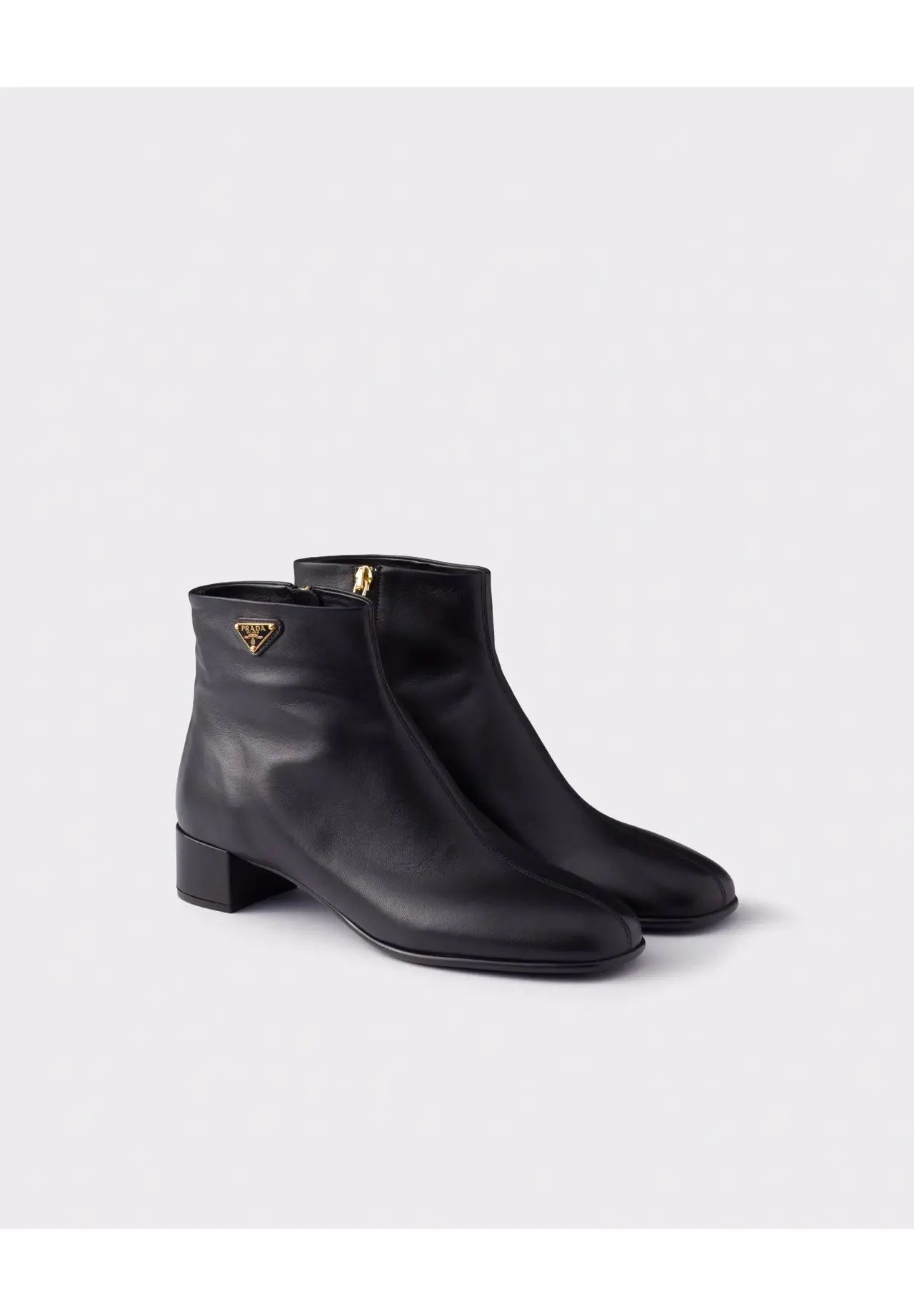 Nappa leather booties