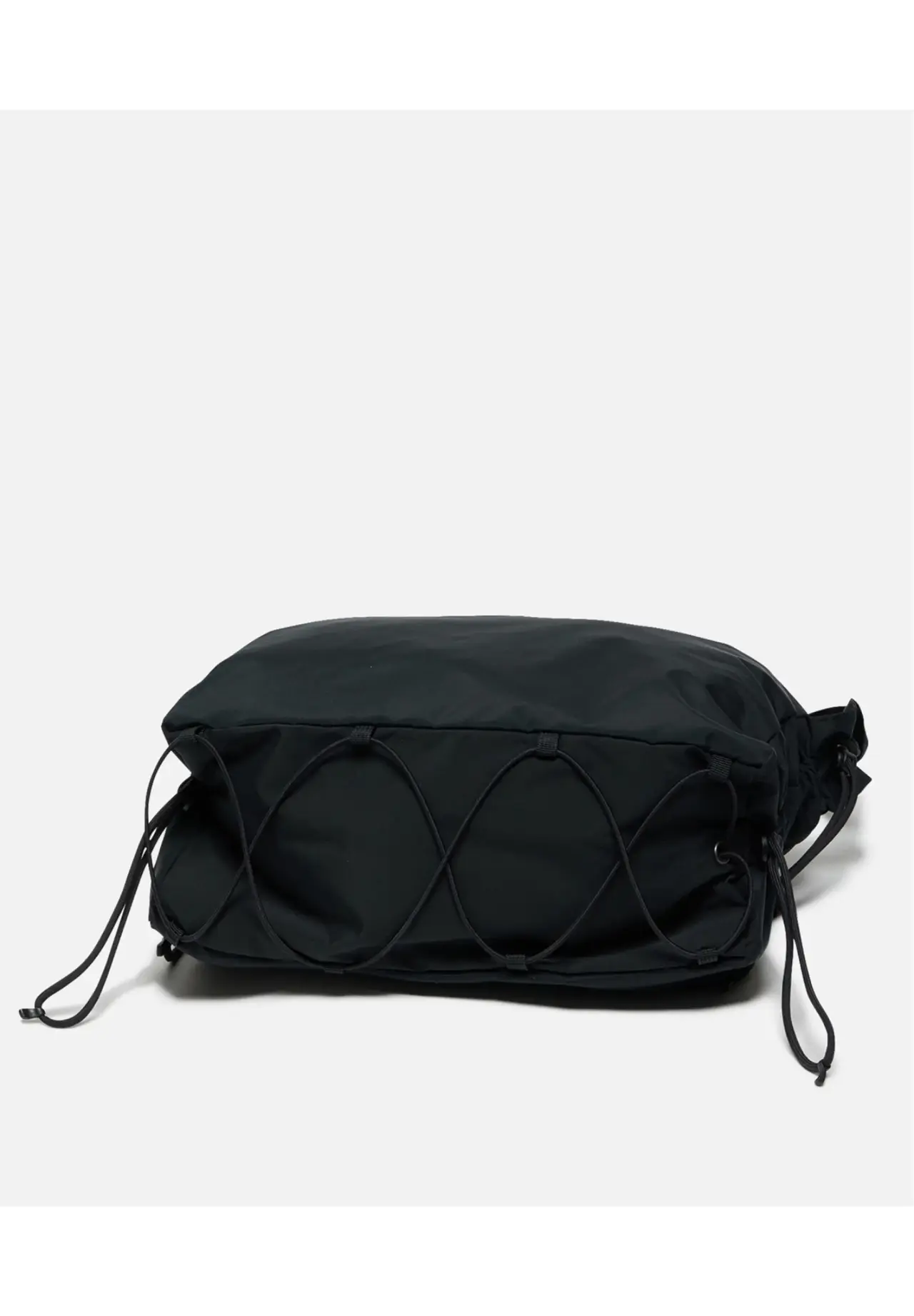 Water-repellent Ribbon Shirring Packable 2-Way Shoulder Bag