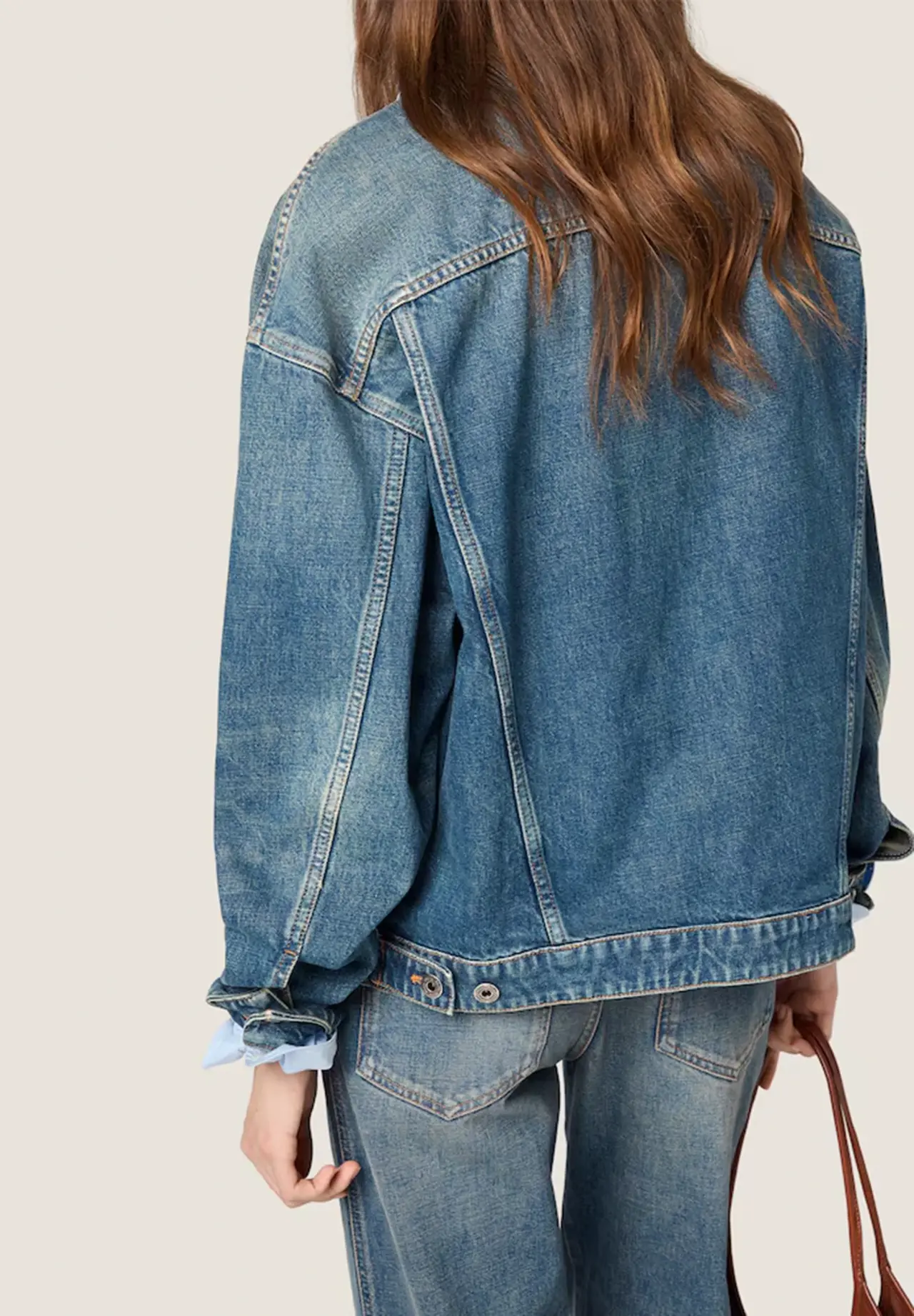 Denim Blouson Jacket