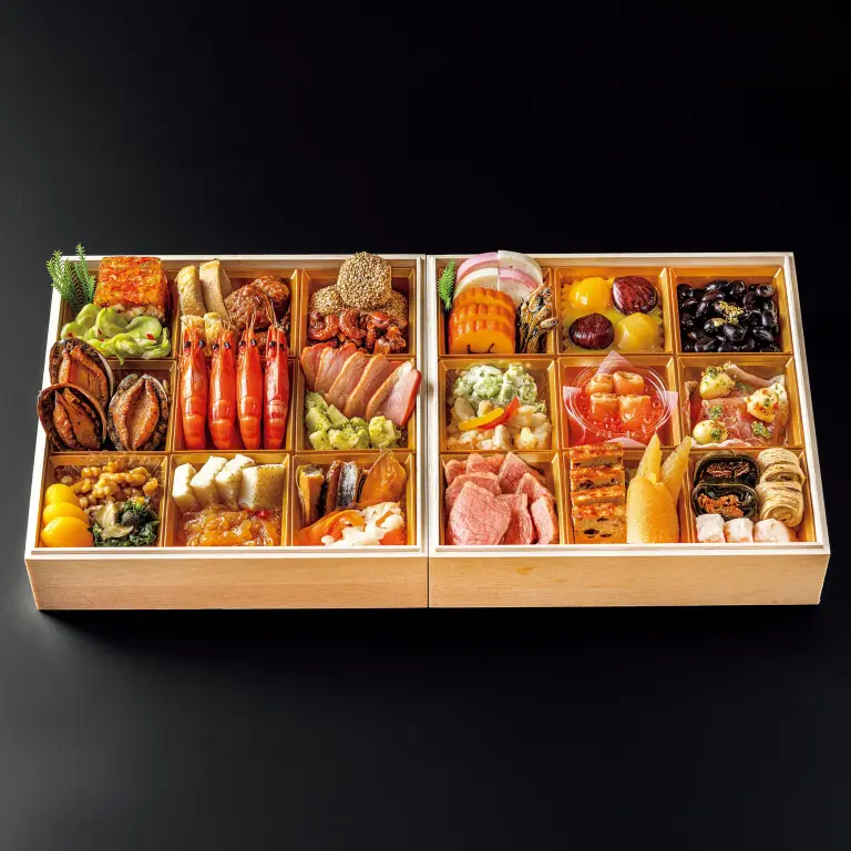 日·西·中年夜饭二层重箱