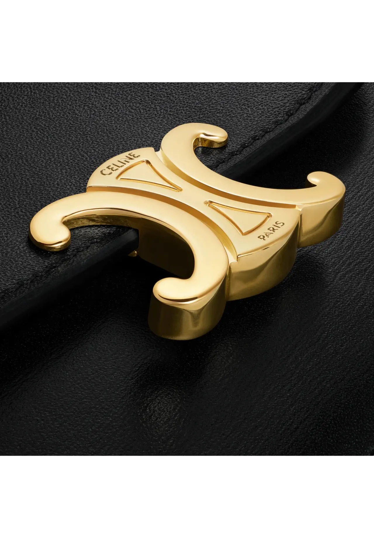 Long Card Holder with Triomphe Flap / Shiny Calfskin