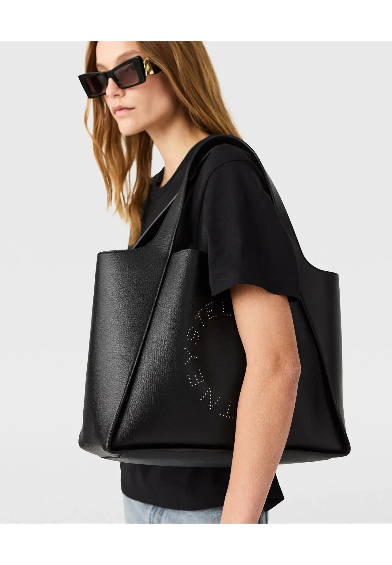 STELLAMcCARTNEY ロゴラージトートバッグ ステラ ロゴ ラージ スタッズ トートバッグ | Matsuya Ginza