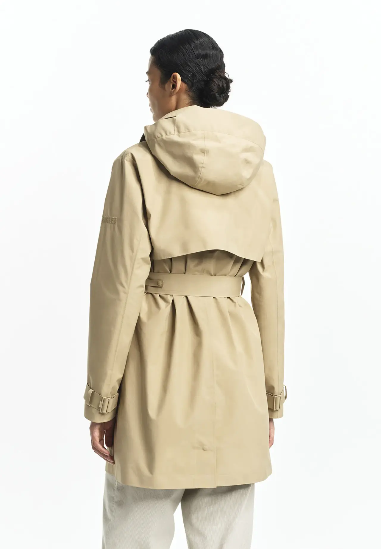 GORE-TEX ゴアテックス ミドルトレンチコート / フード取り外し可