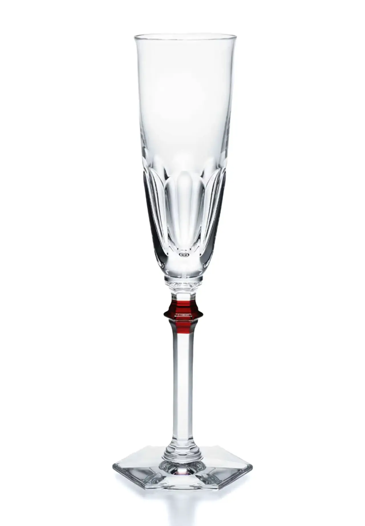 Harcourt Eve Champagne Flute with Red Button