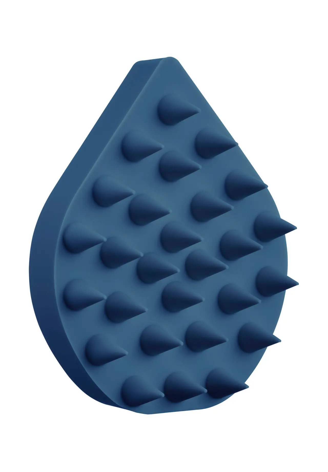 Relaxing Massage Brush Hard Indigo Blue