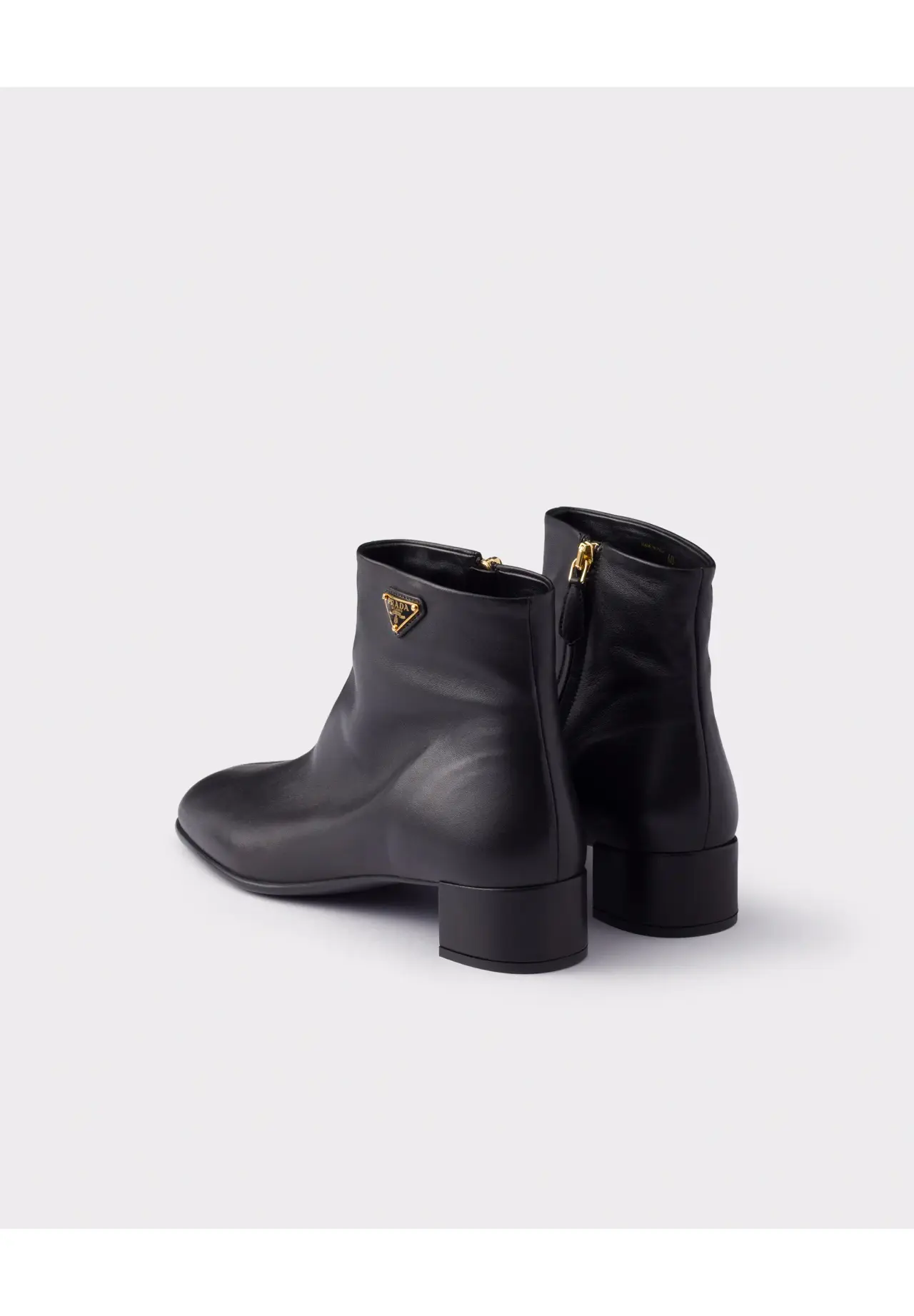 Nappa leather booties