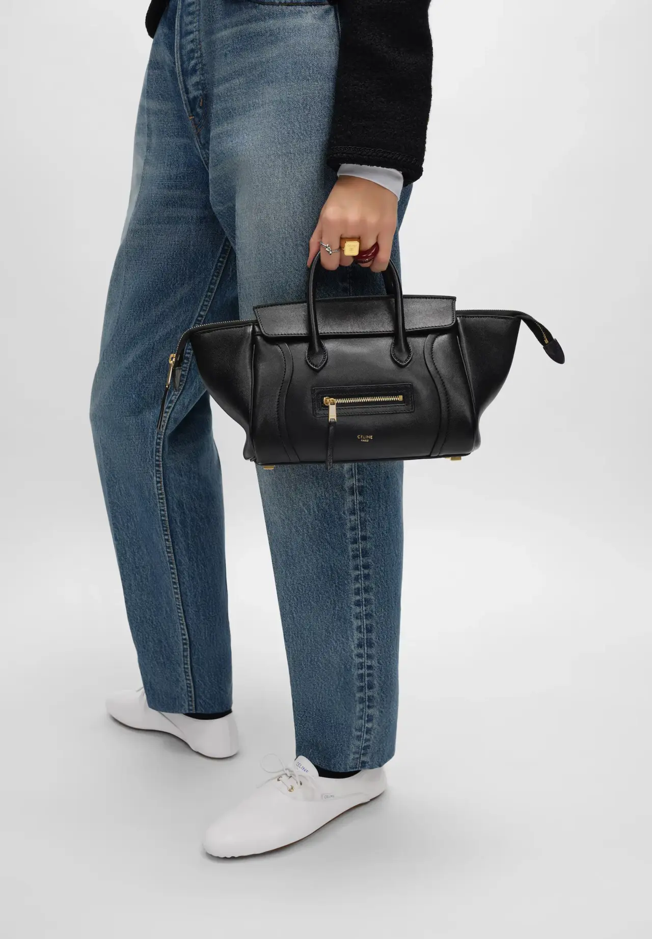 リプグロ サノクトレカ ジュヨン Little Luggage / Supple Shiny Lambskin | Matsuya Ginza