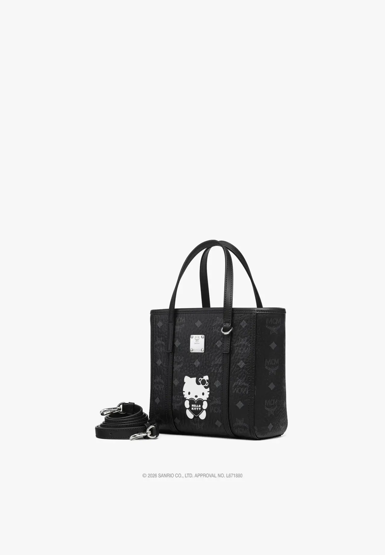 MCM x HELLO KITTY Toni 顶部拉链托特包