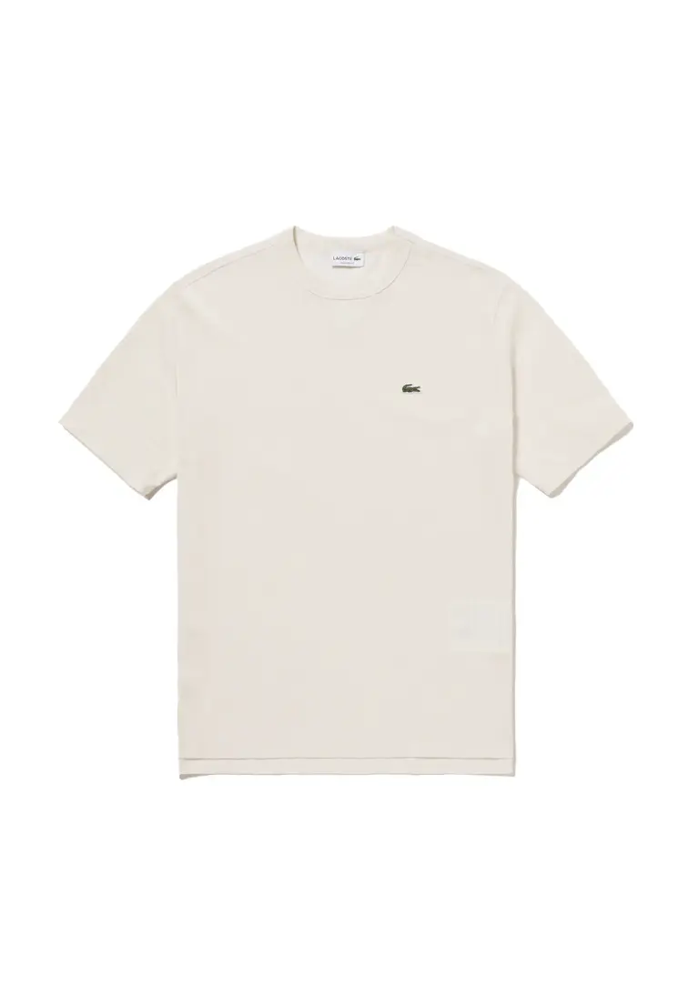 L.12.12アレンジ ガゼット付き鹿の子地 半袖Tシャツ