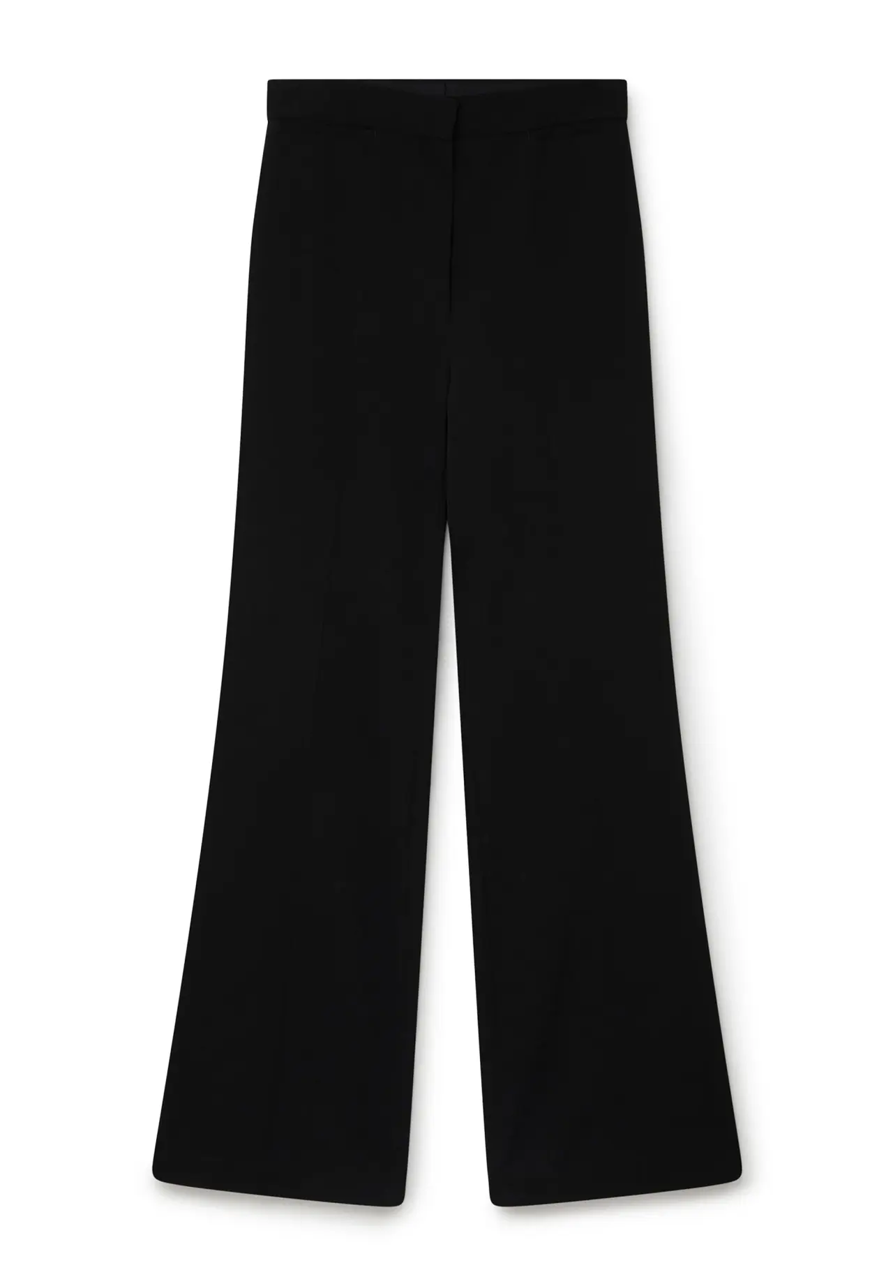 Wool Flannel Tailored Trousers