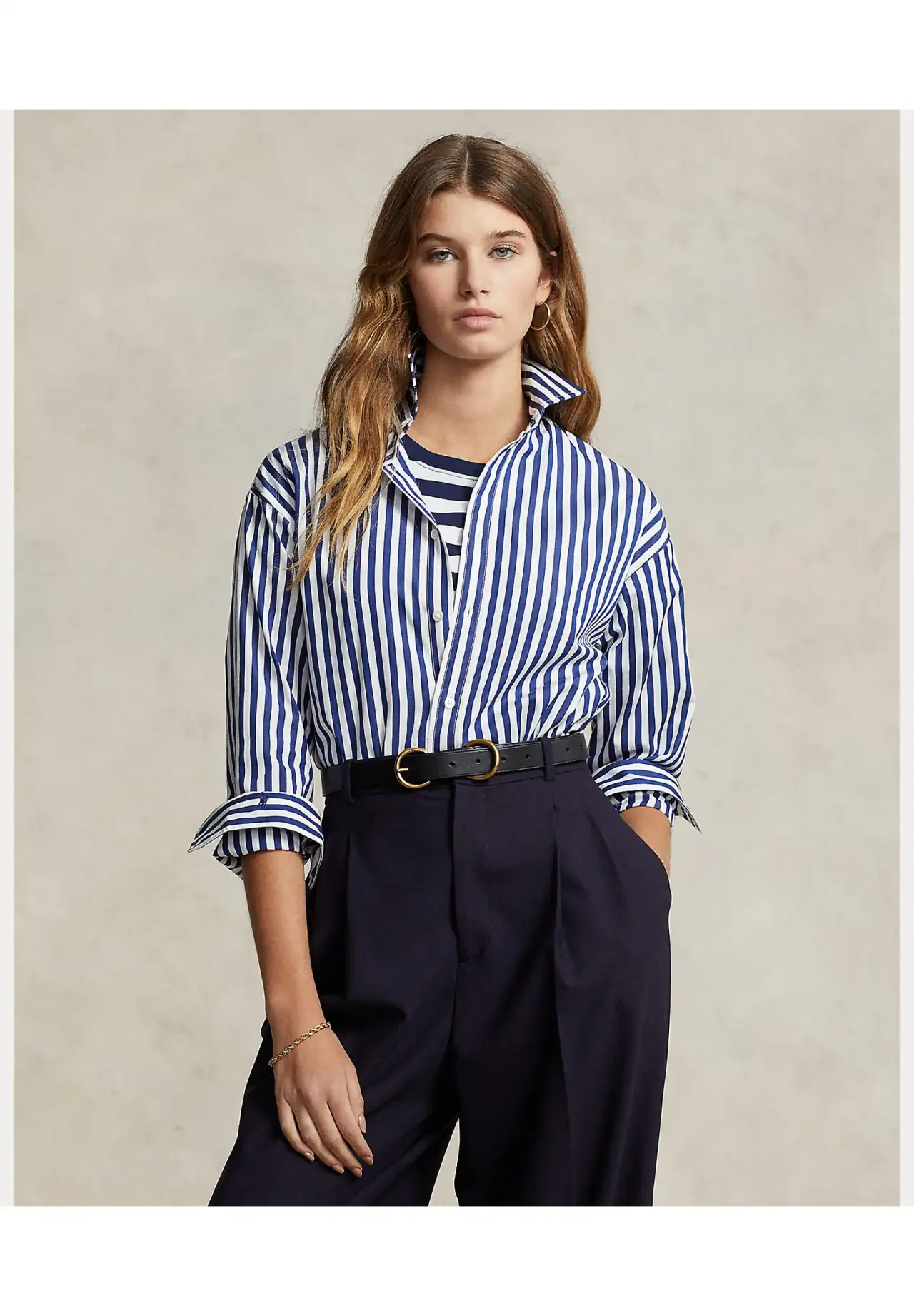 POLO RALPH LAUREN Relaxed Fit Striped Cotton Shirt