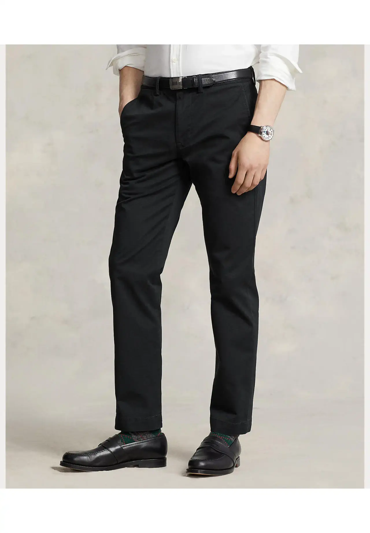POLO RALPH LAUREN ストレッチ ストレート フィット ウォッシュド チノ