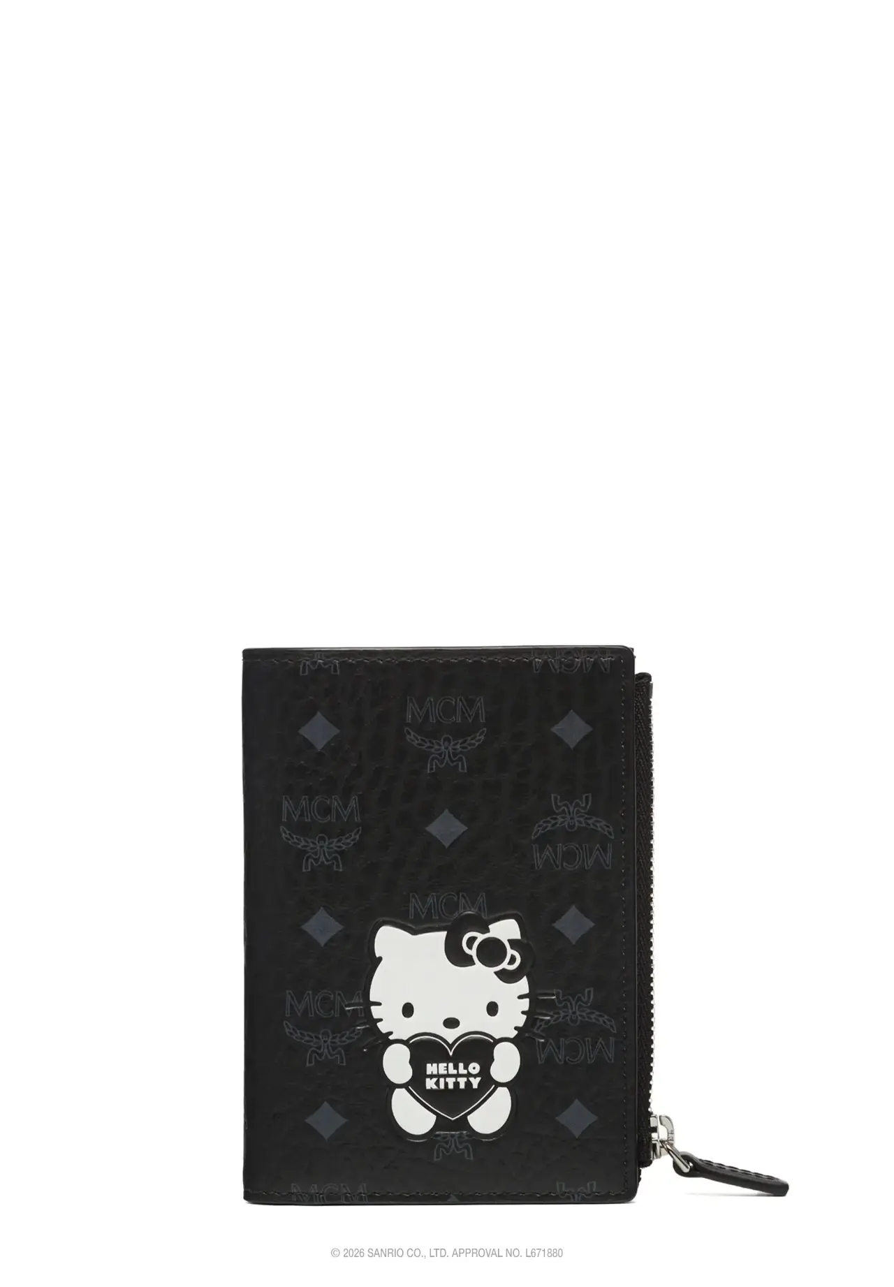 MCM 二つ折り財布 MCM x HELLO KITTY 二つ折りジップカードウォレット | Matsuya Ginza