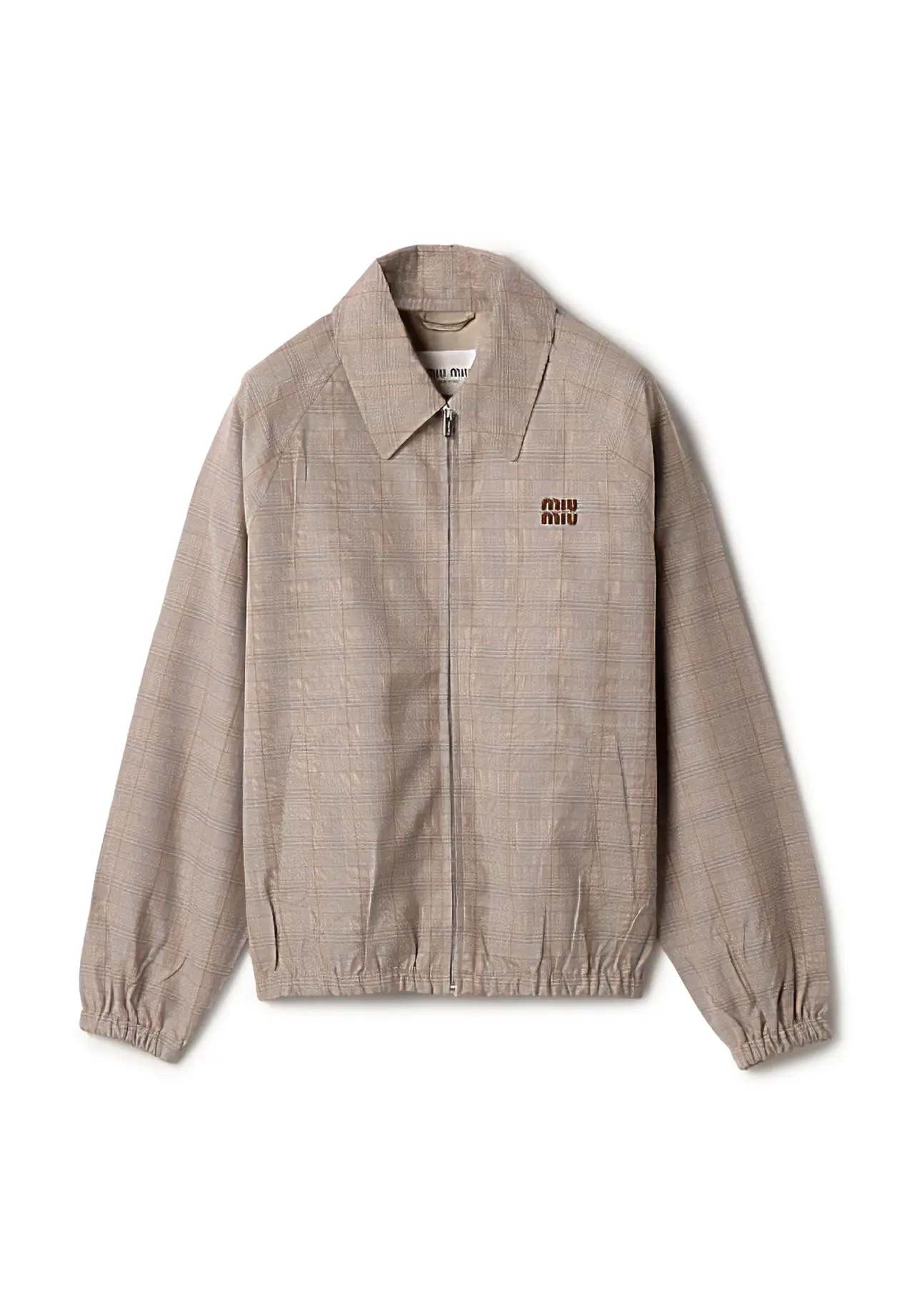 Prince of Wales Check Blouson Jacket