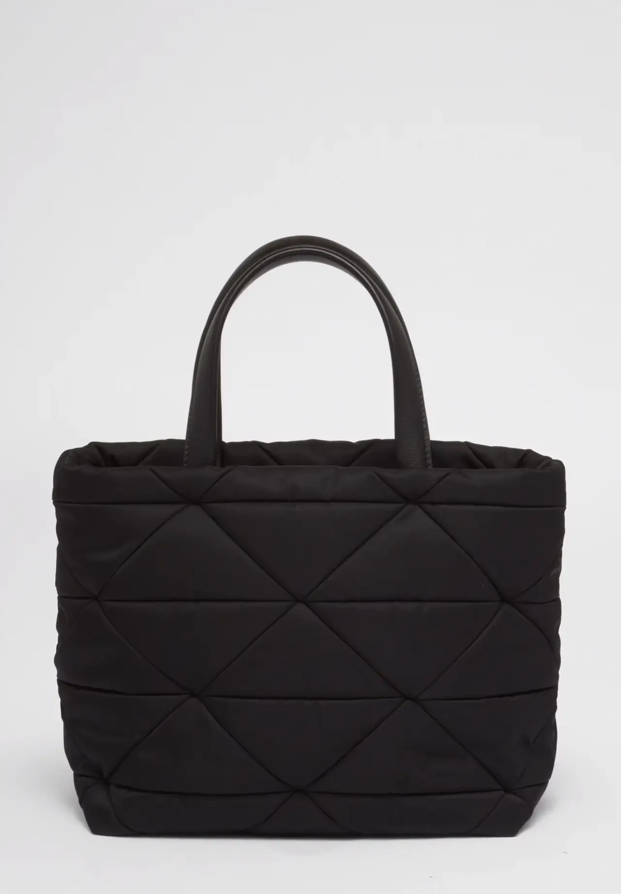 Padded Re-Nylon tote bag 1BG373 RDJN F0002 V B9O