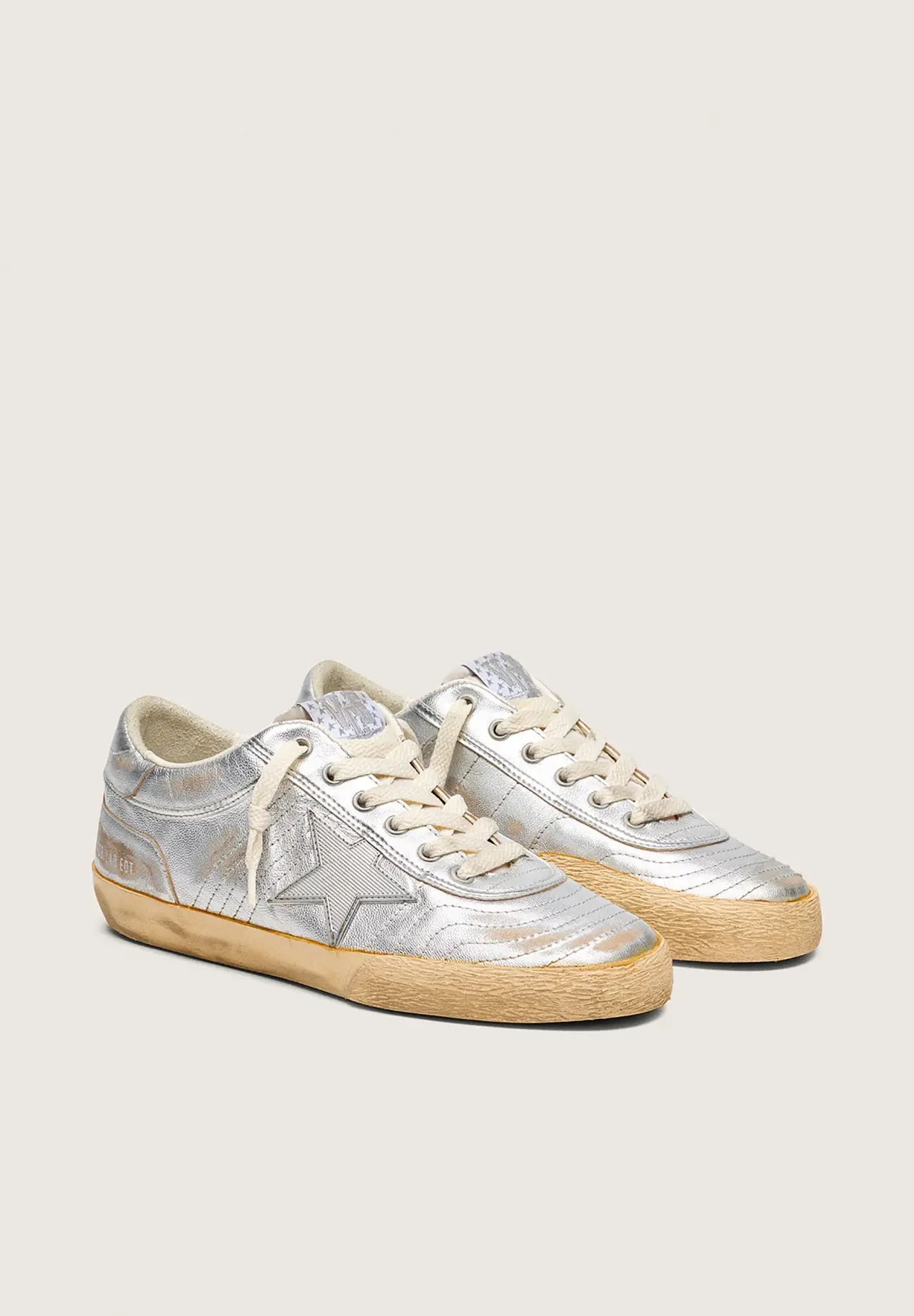限定版Super-Star LAB レディース ラミネートナッパレザー TPUスター（シルバー）