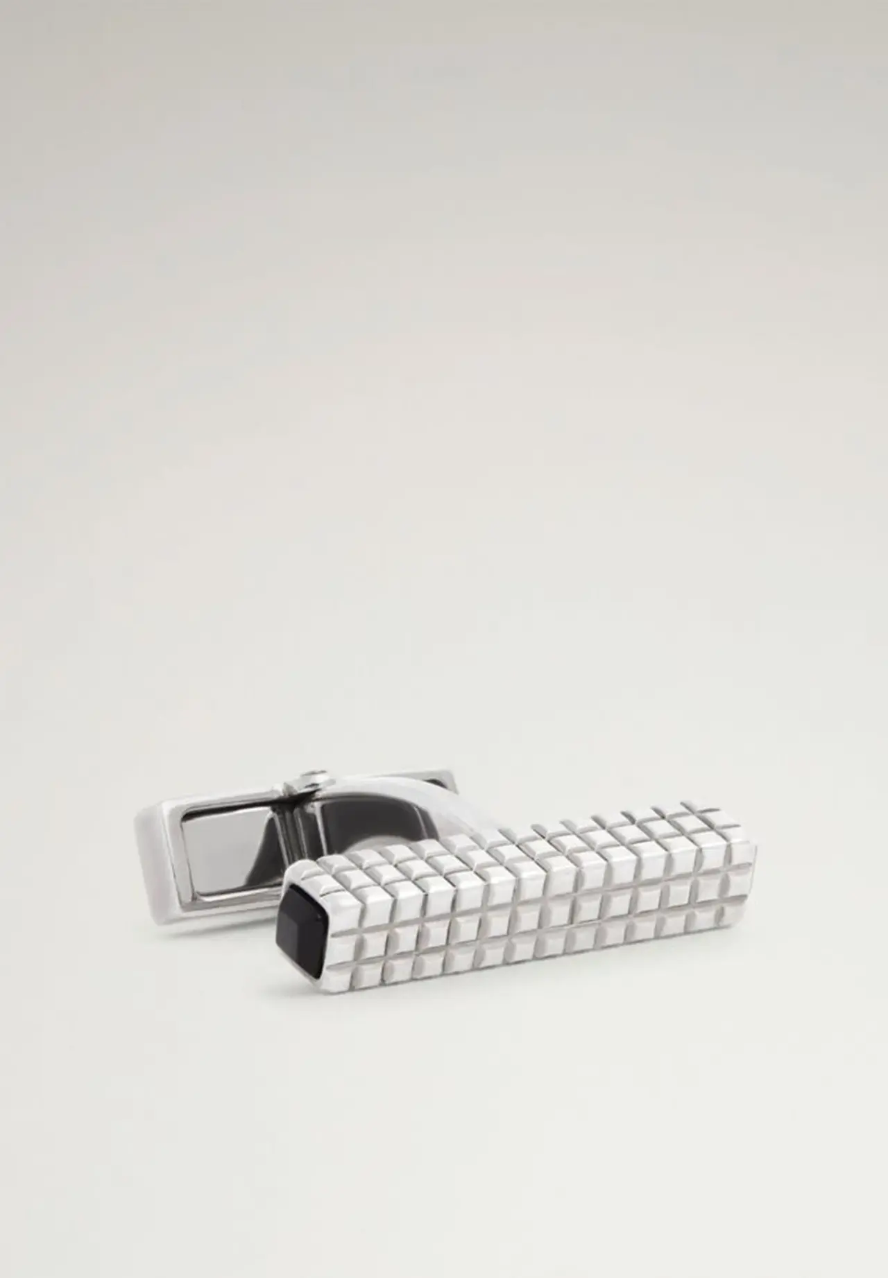 ONYX HOBNAIL INGOT CUFFLINKS