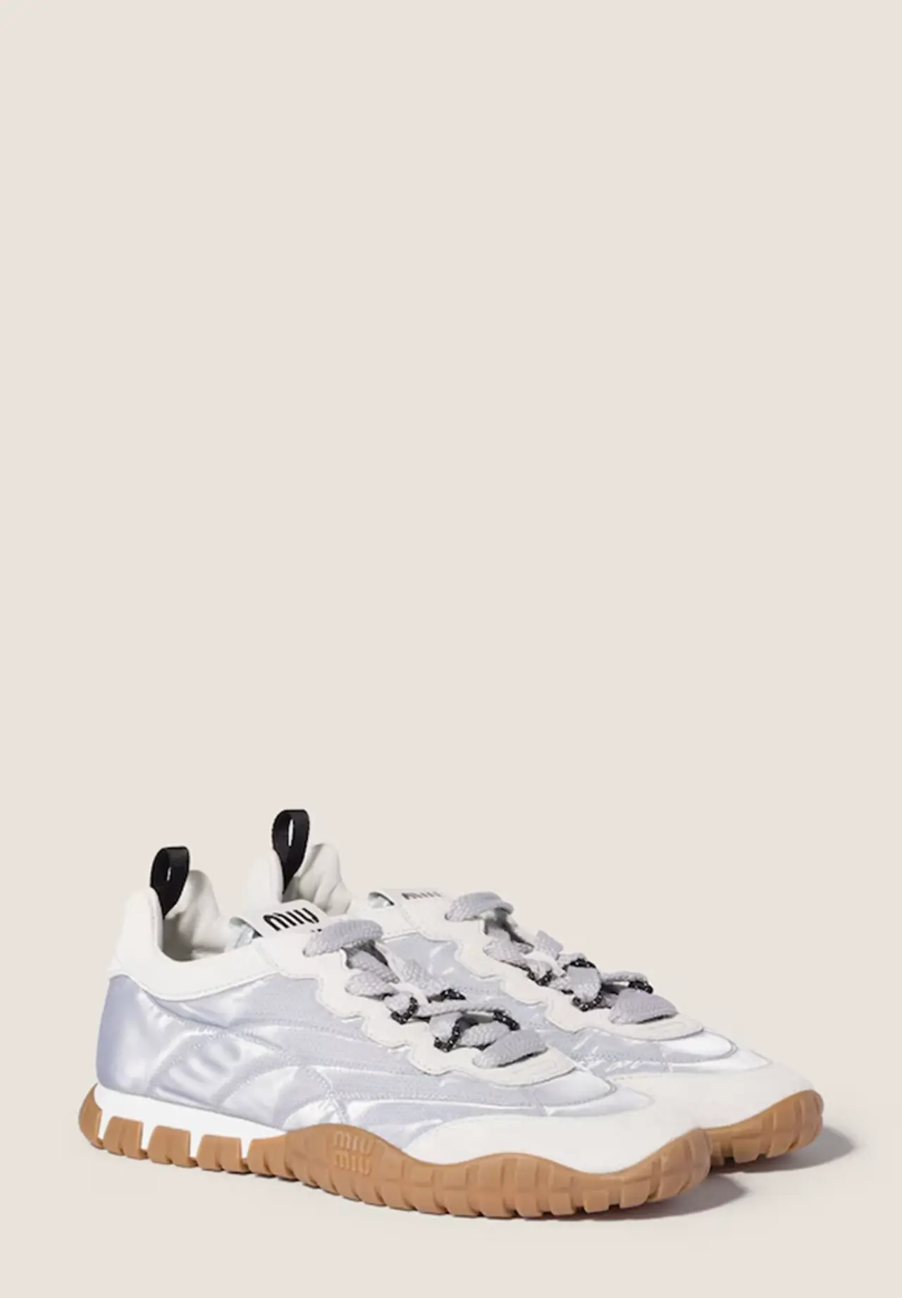 Tyre Technical Fabric and Suede Sneakers