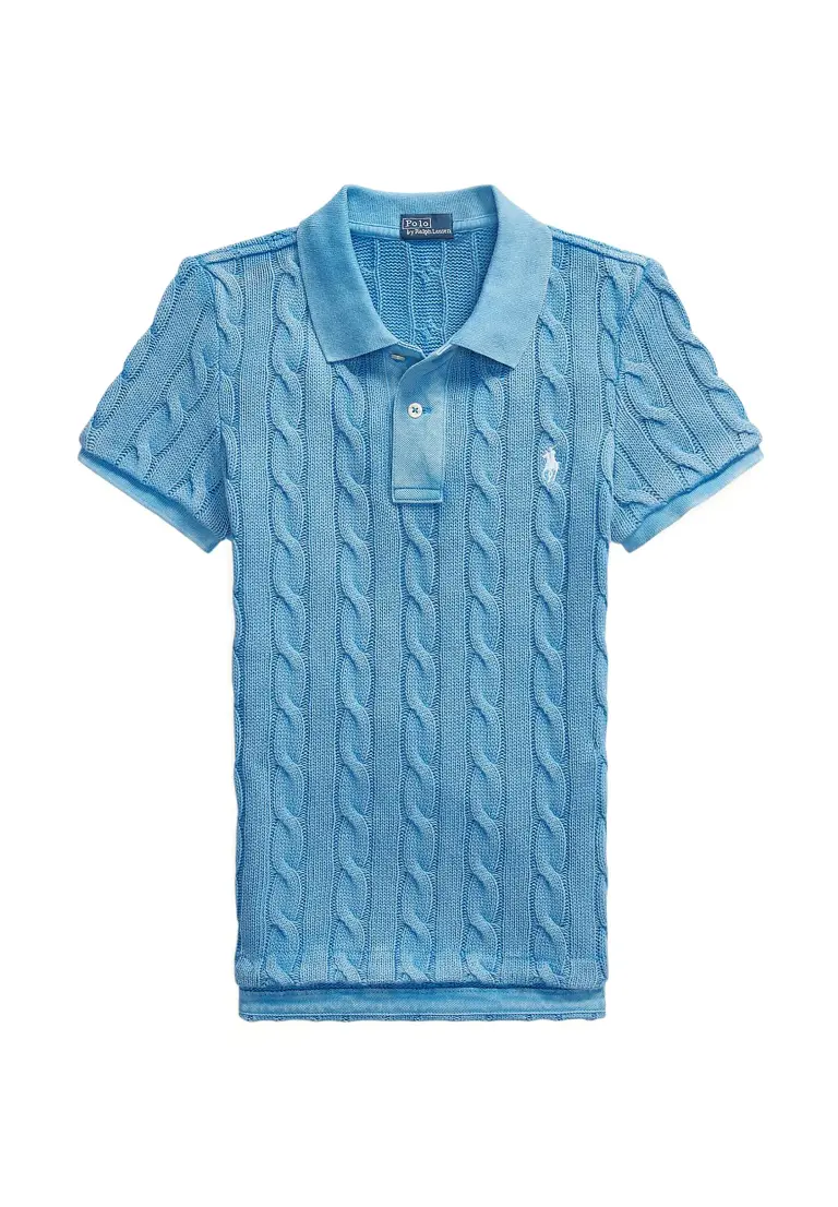POLO RALPH LAUREN Cable Knit Polo Shirt