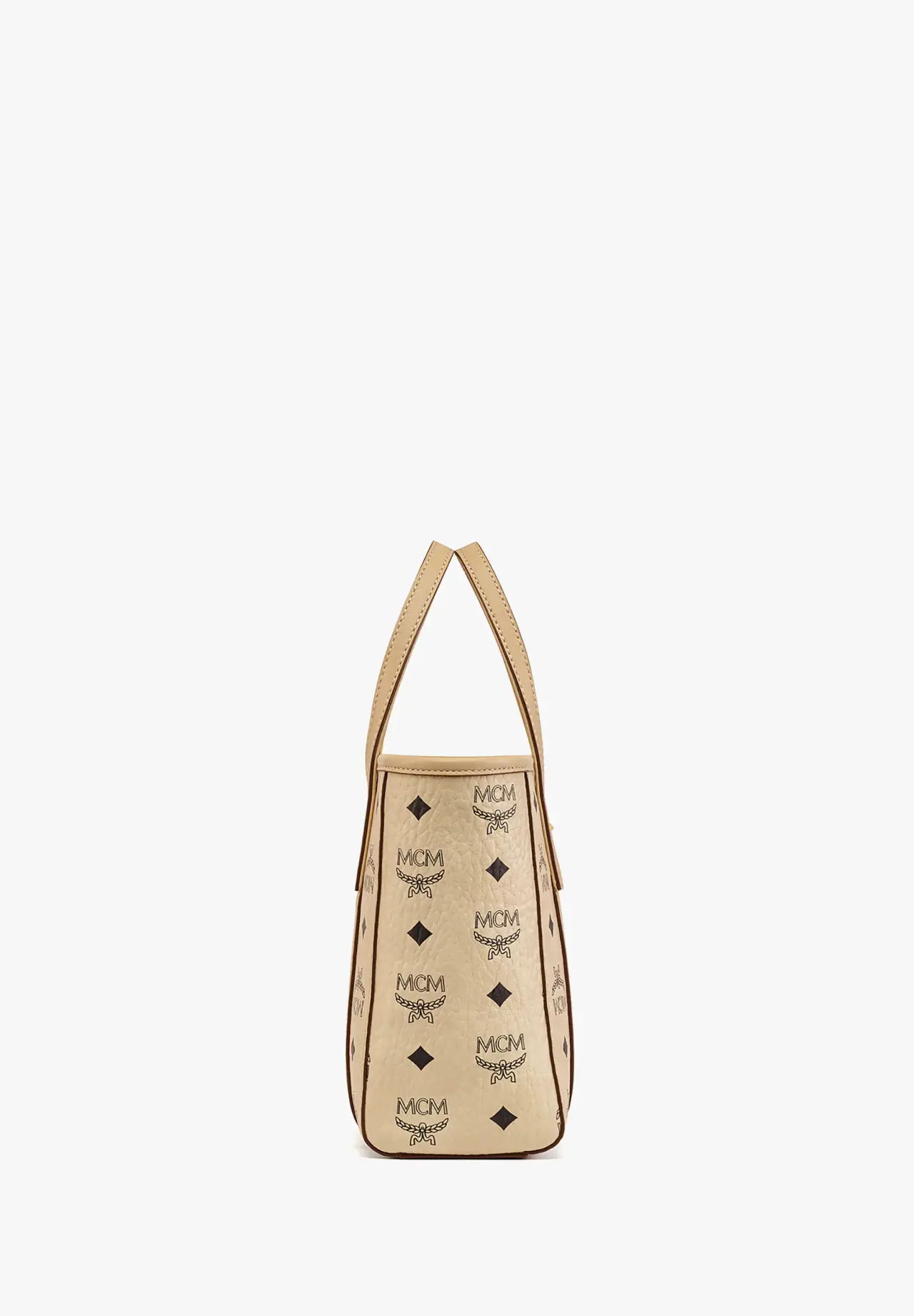 Toni Top-Zip Shopper Bag in Visetos