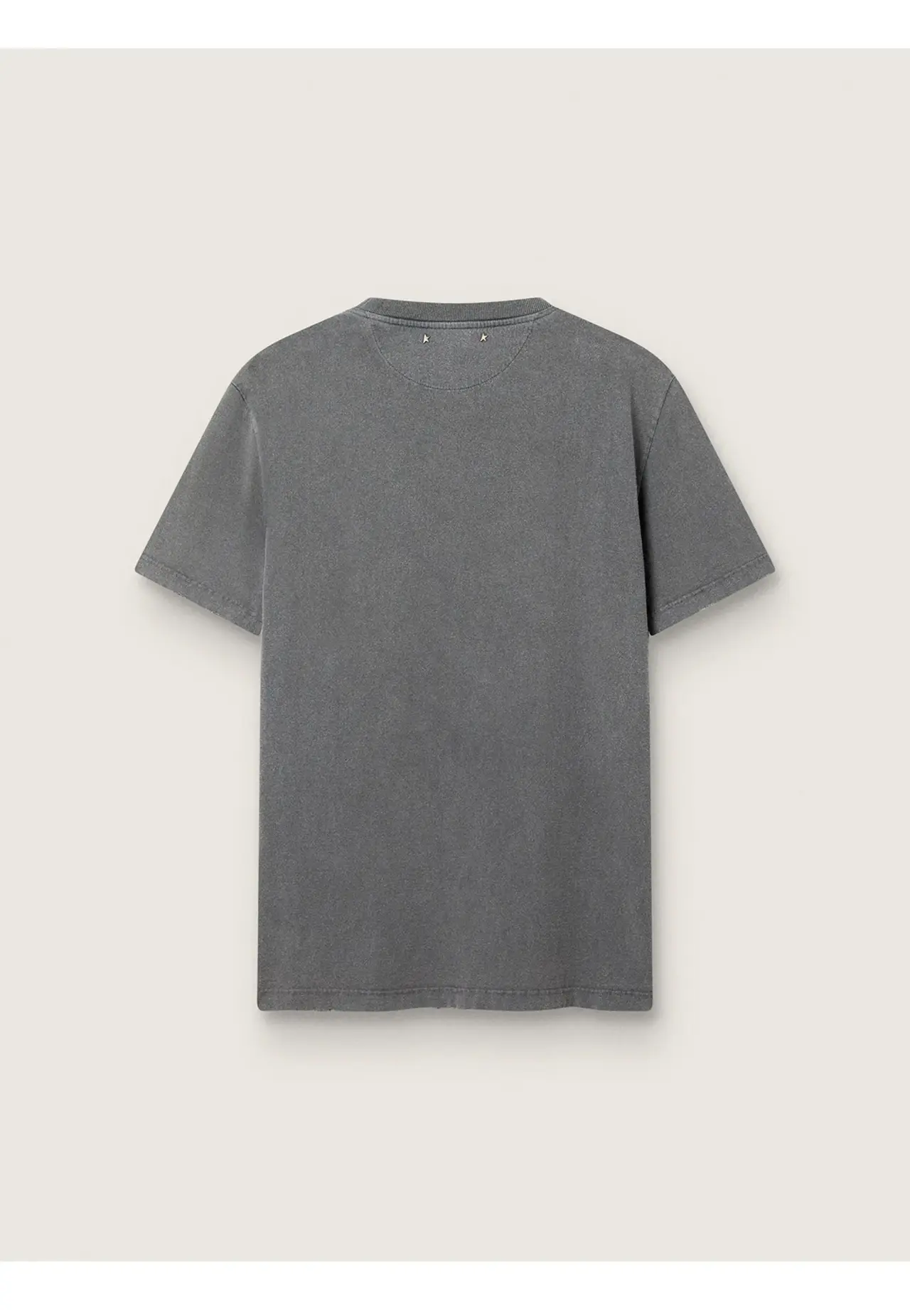 メンズ チャコールグレー Tシャツ ユーズド加工 | Matsuya Ginza
