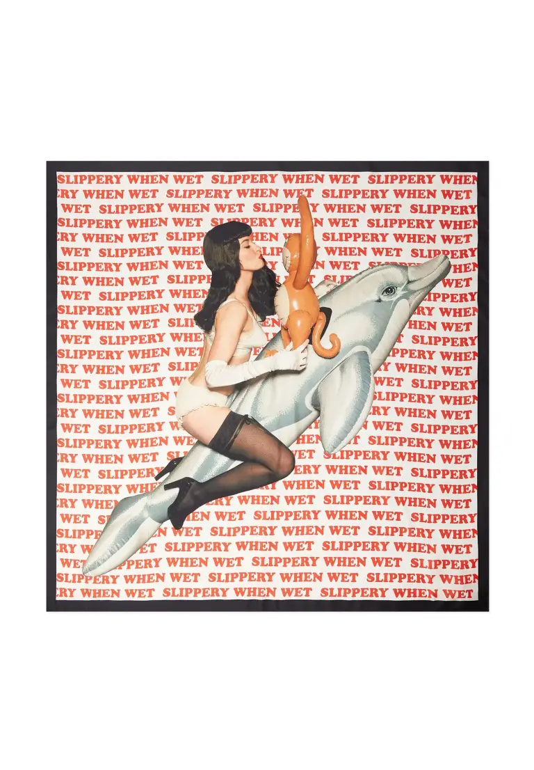 x Jeff Koons Slippery When Wet Scarf