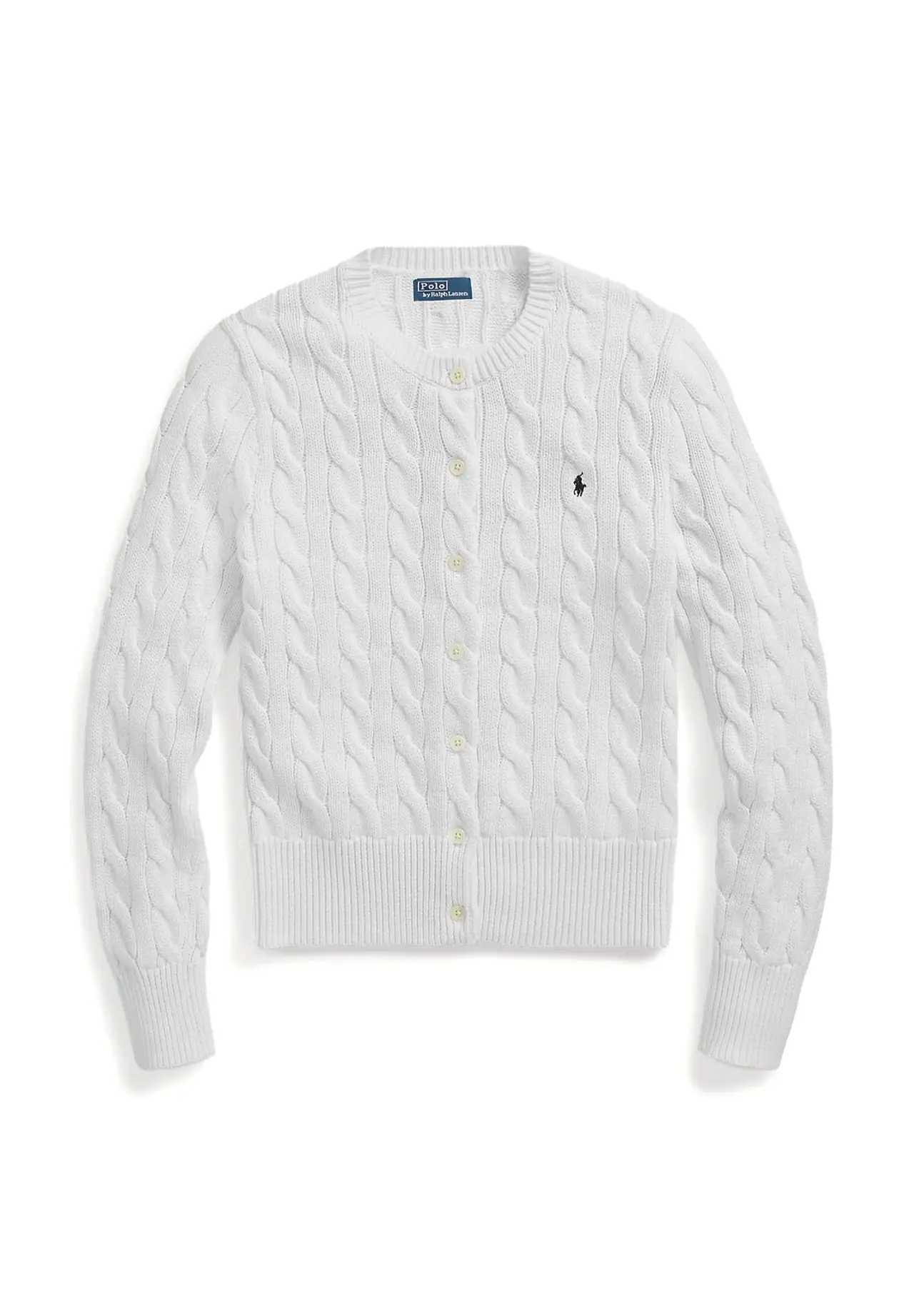 POLO RALPH LAUREN ケーブルニット コットン クルーネック