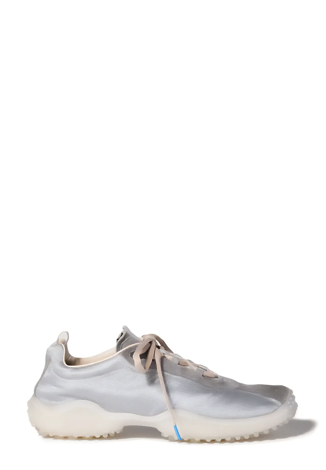 Bubble Technical Fabric and Suede Sneakers