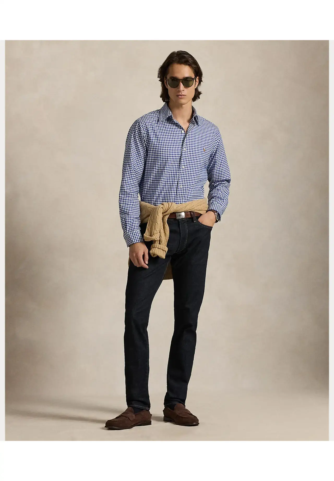 POLO RALPH LAUREN クラシック フィット コットン カジュアルシャツ