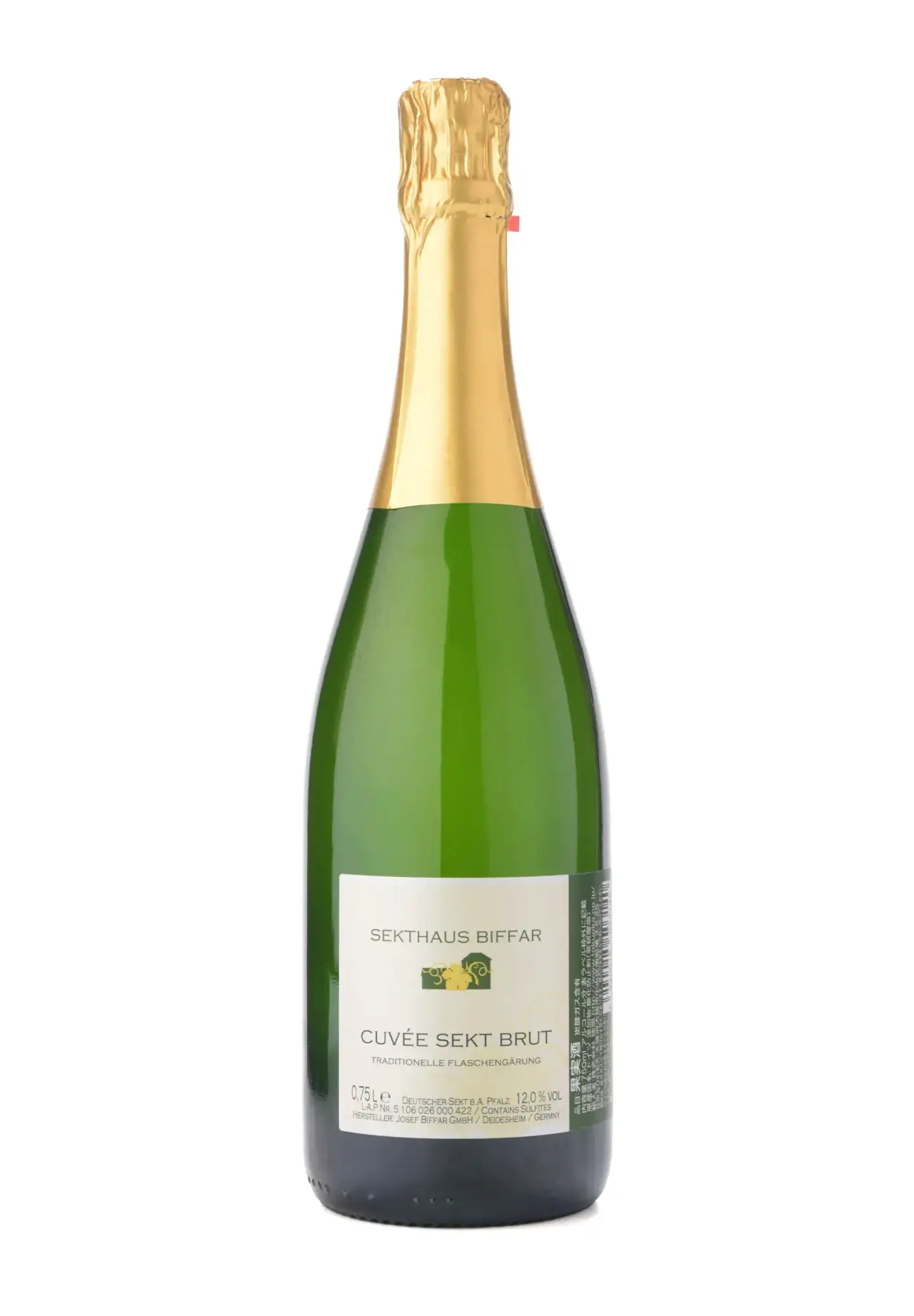 SEKTHAUS BIFFAR CUVEE SEKT BRUT 750ml