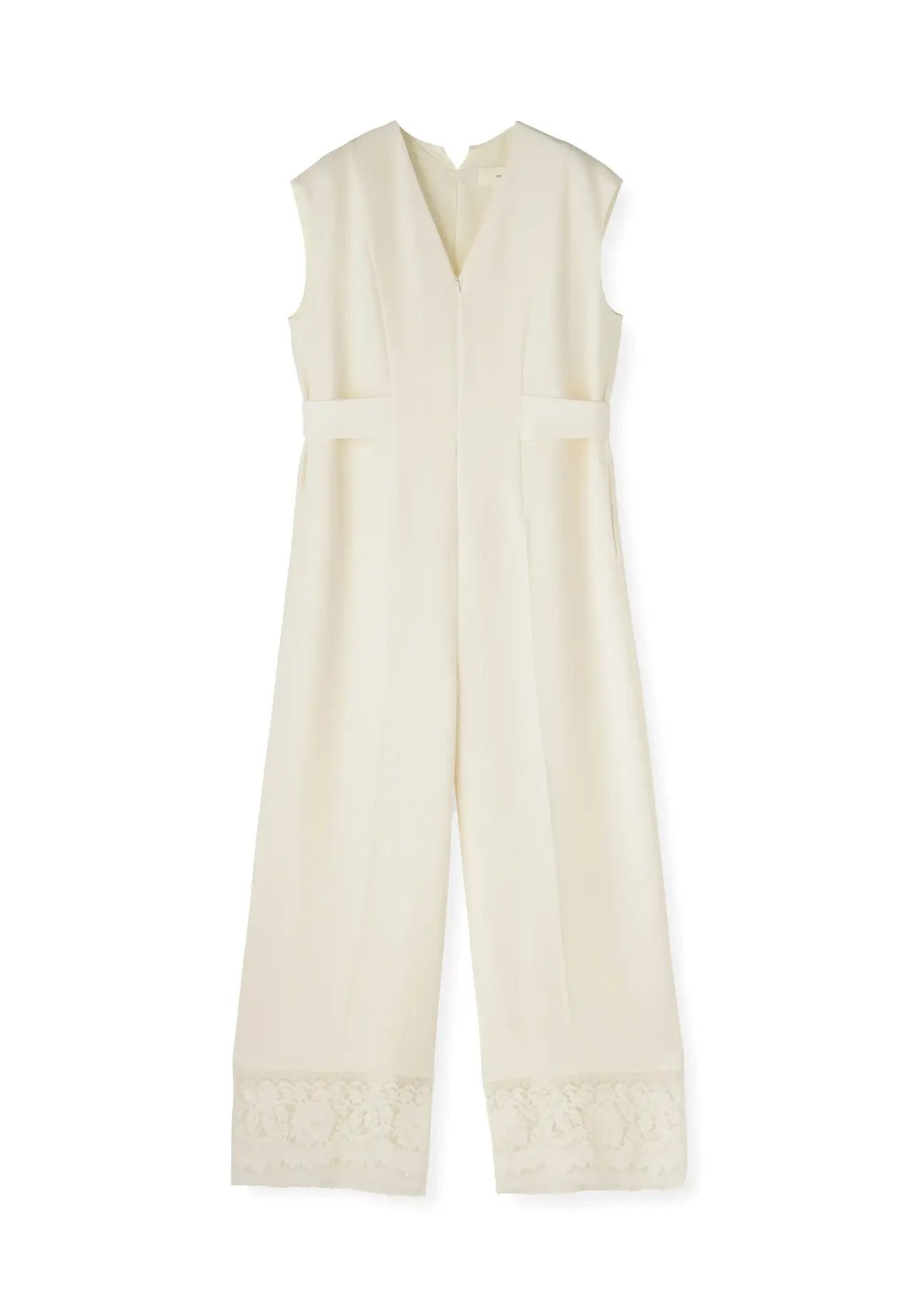 Double Cross Lace Hem All-in-One
