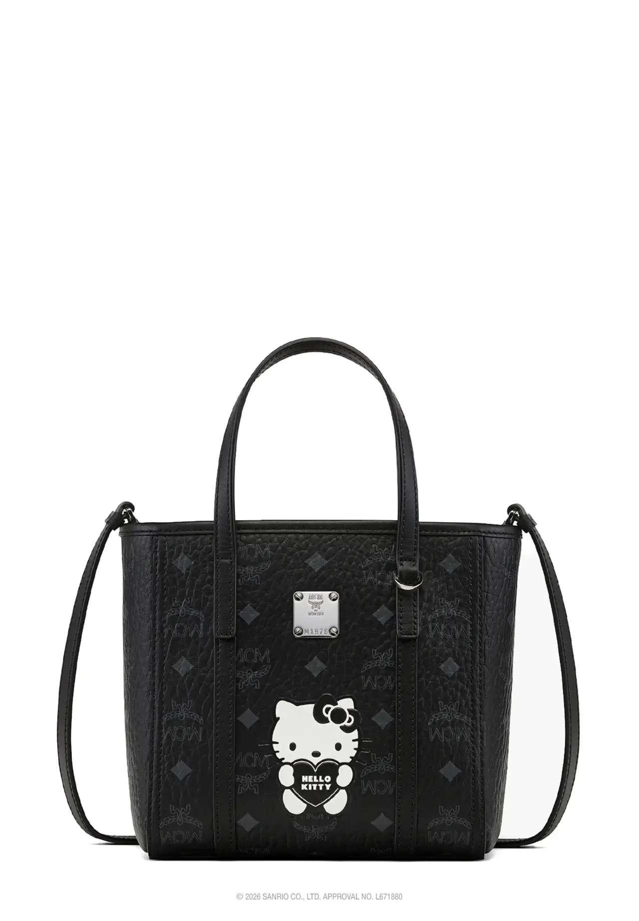 MCM x HELLO KITTY Toni 顶部拉链托特包