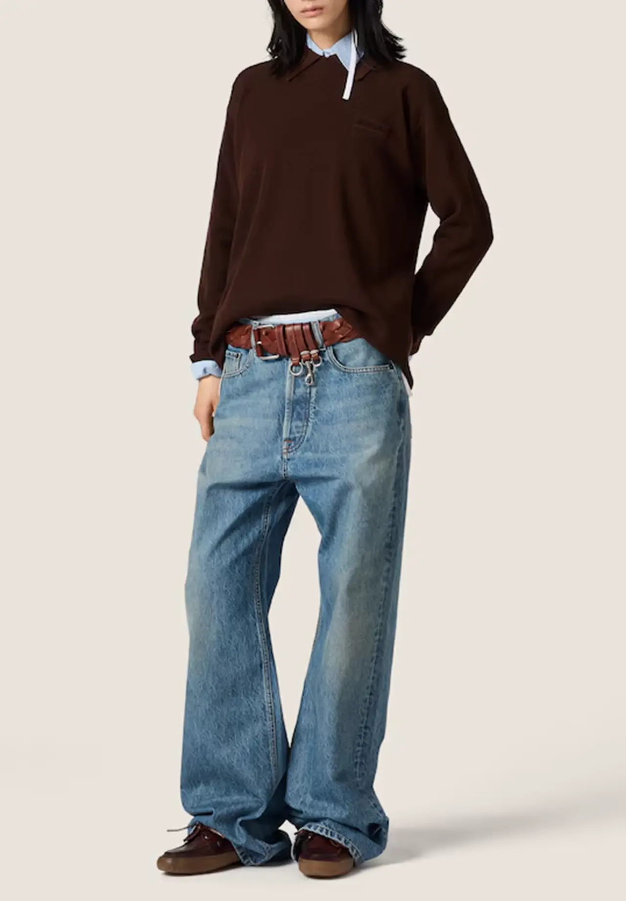 Wool Polo Sweater