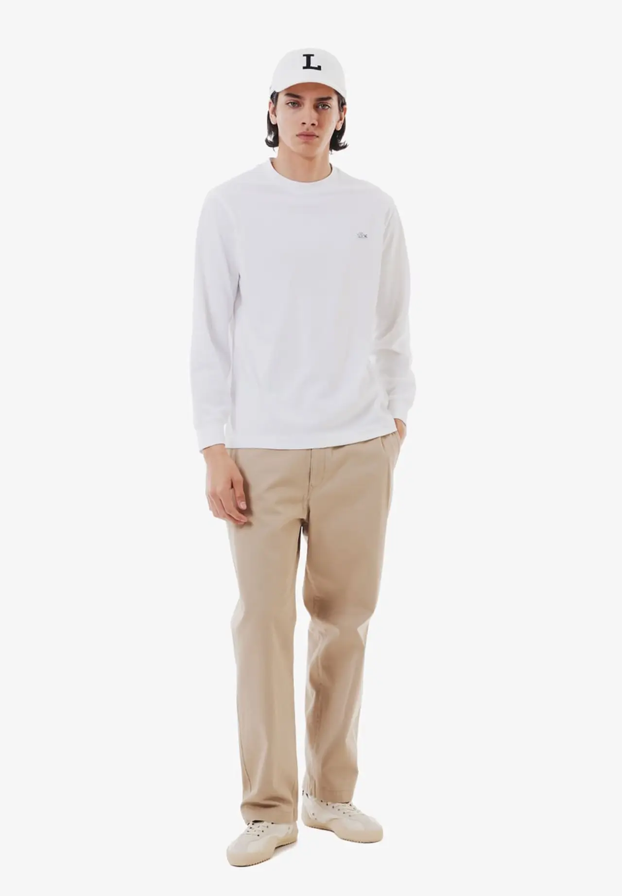 メンズ ベーシックロングスリーブTシャツ / 長袖Tシャツ