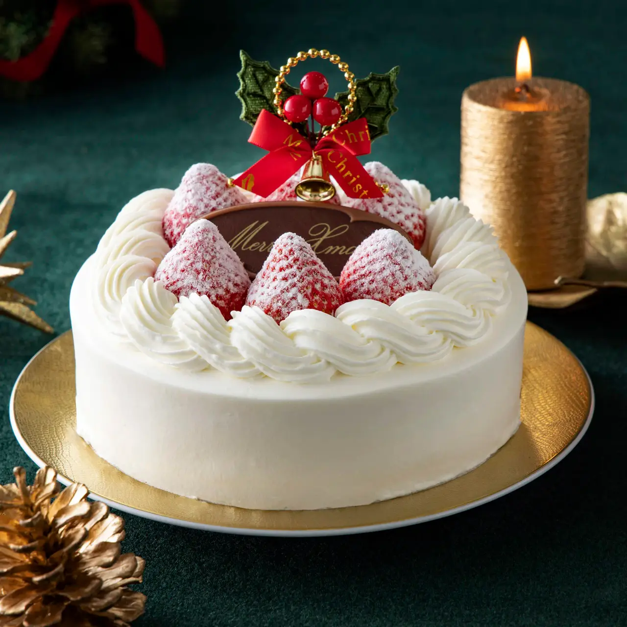 クリスマスストロベリーショートケーキ（丸）５号